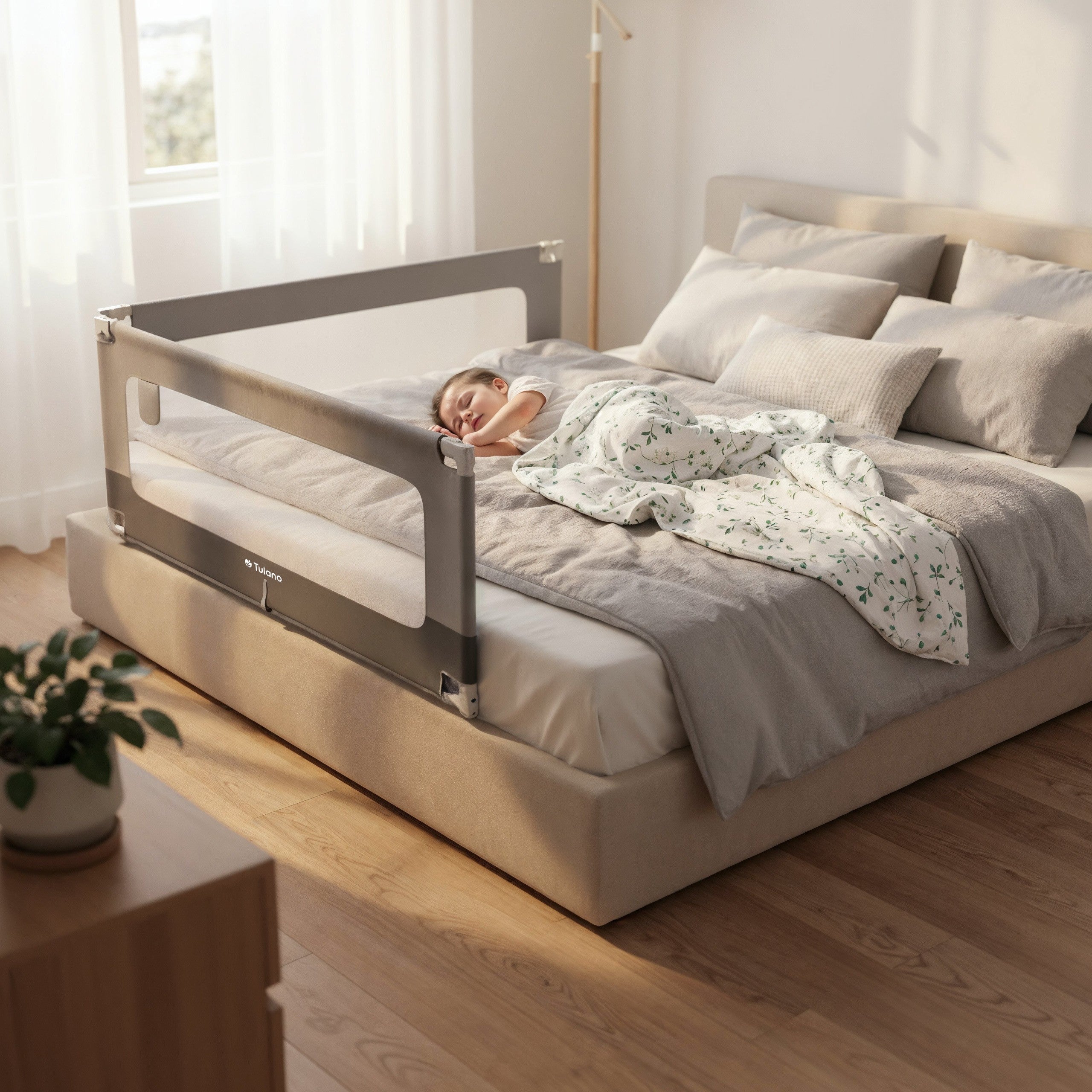 Barieră de protecție pentru pat, 160 cm, Tulano Cover 46