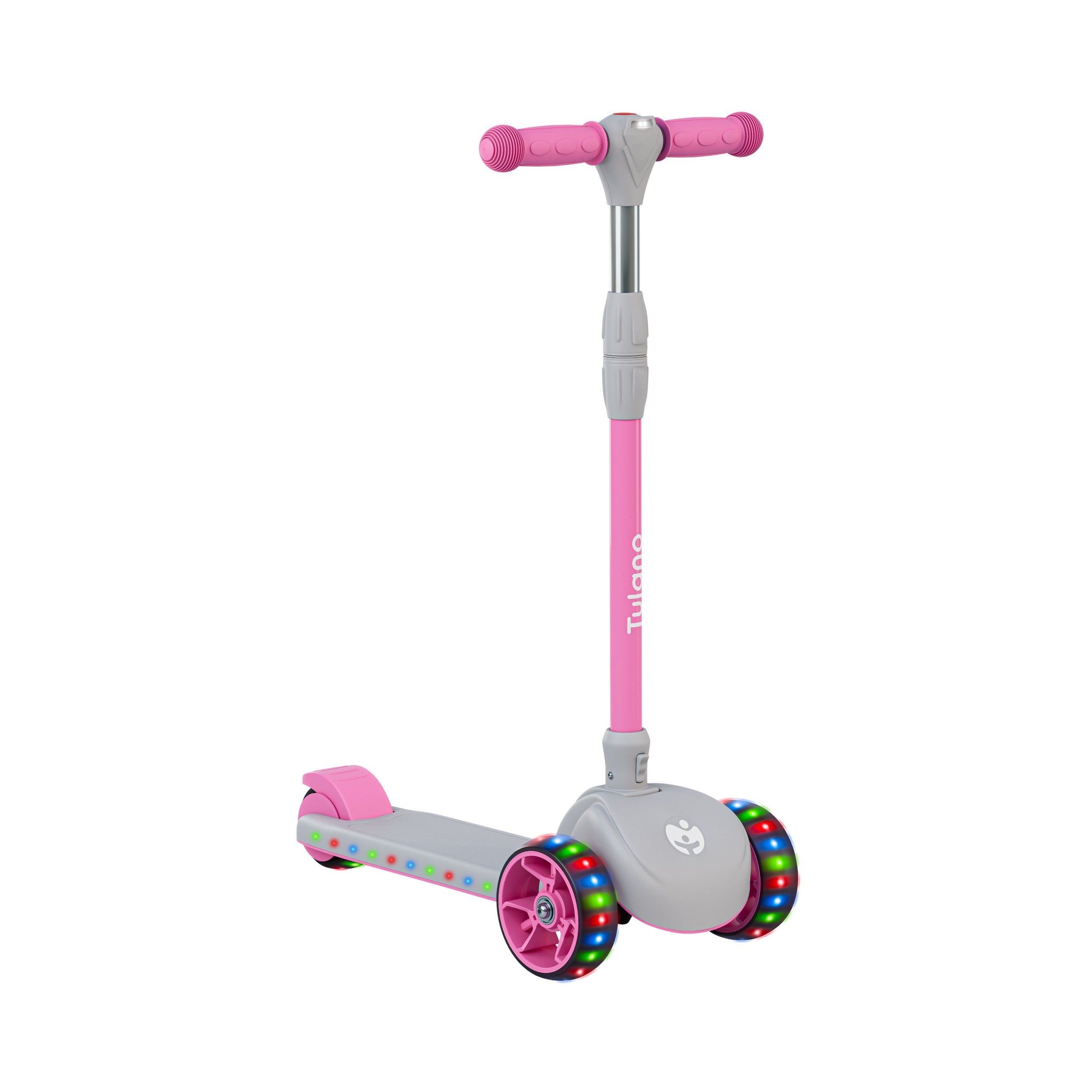 Trotinetă cu echilibru pentru copii LED Rookie 15 Pink