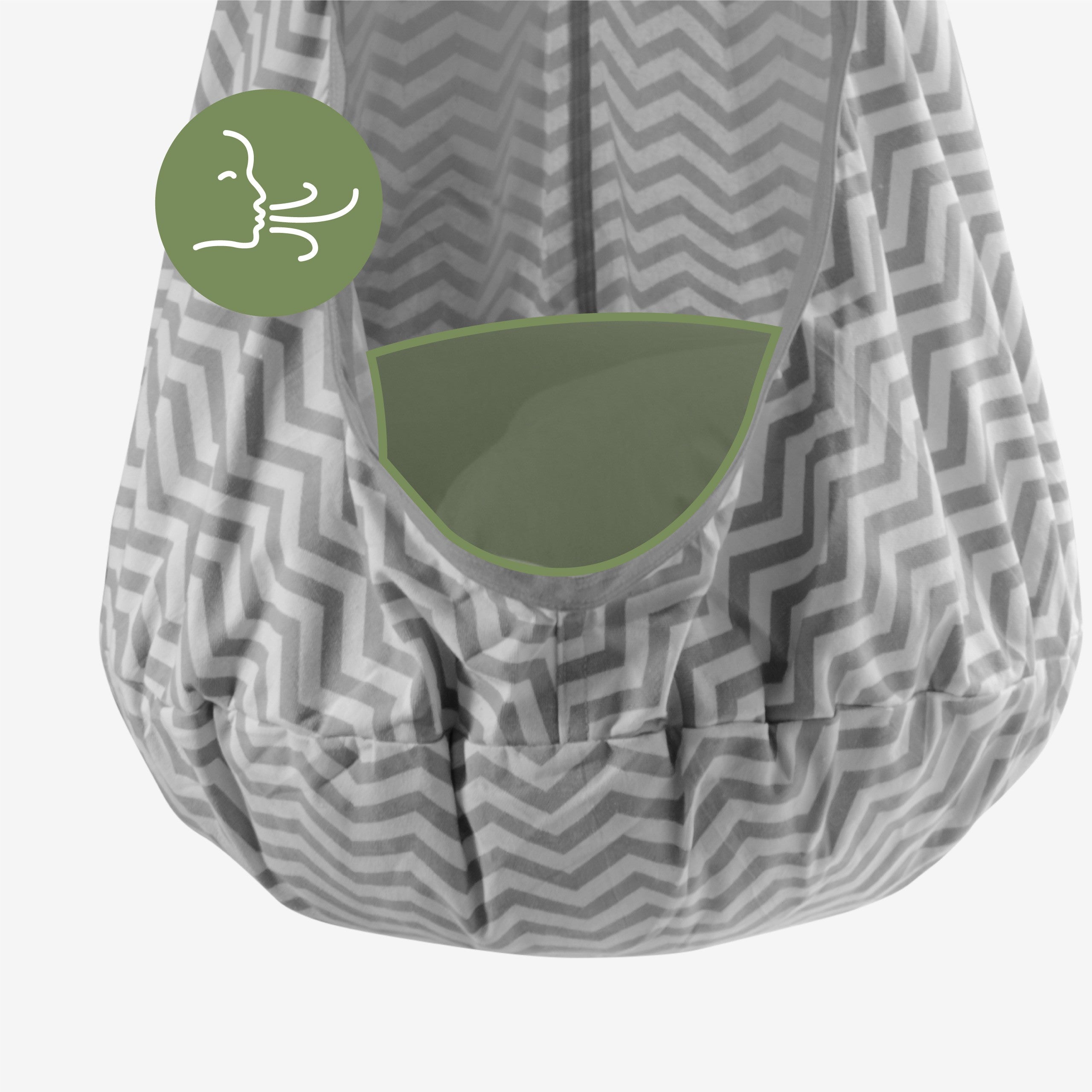 Leagăn tip cocon pentru copii Tulano Doppo 20 Grey