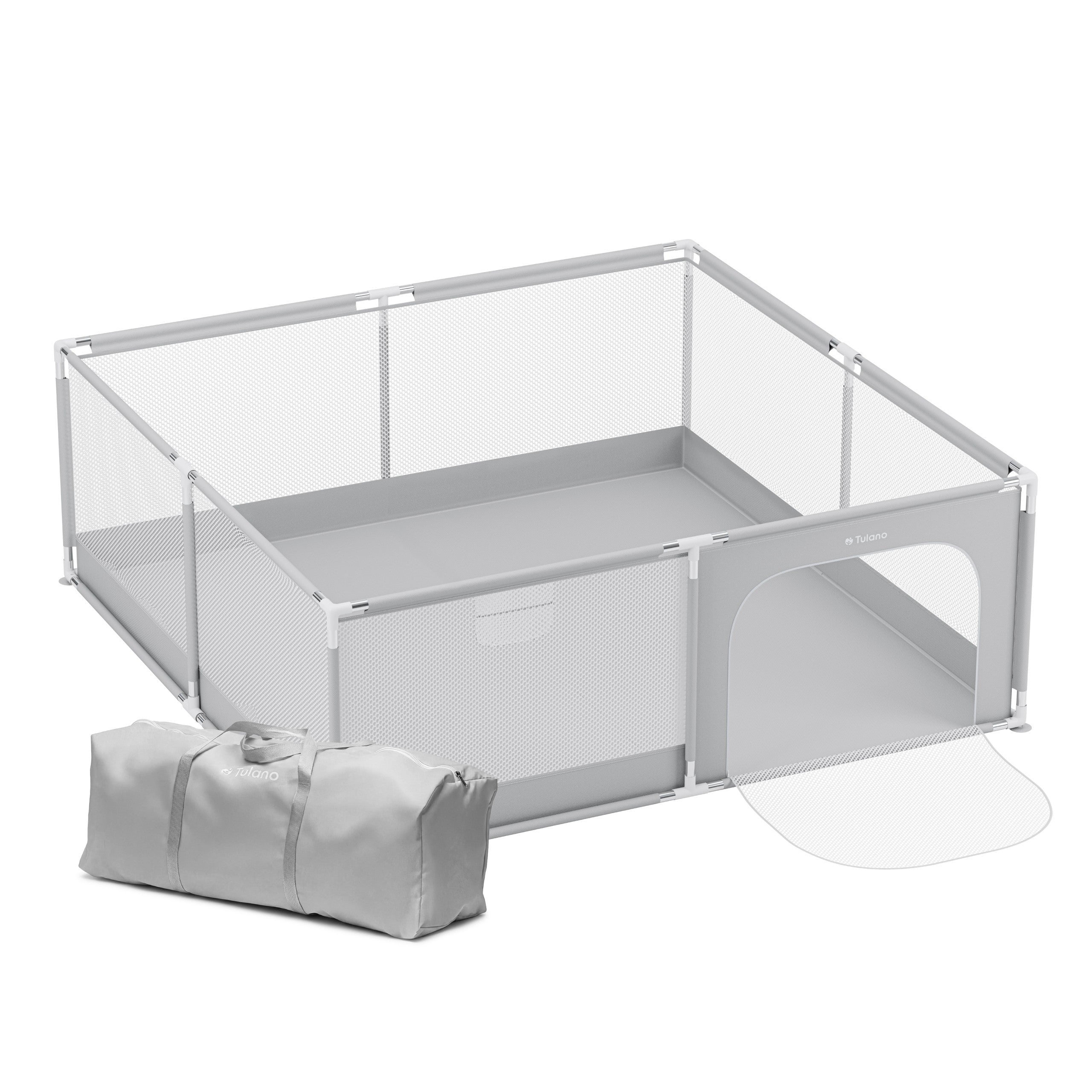Pătuț pentru copii Tulano Cozy 28 Grey - 200 cm