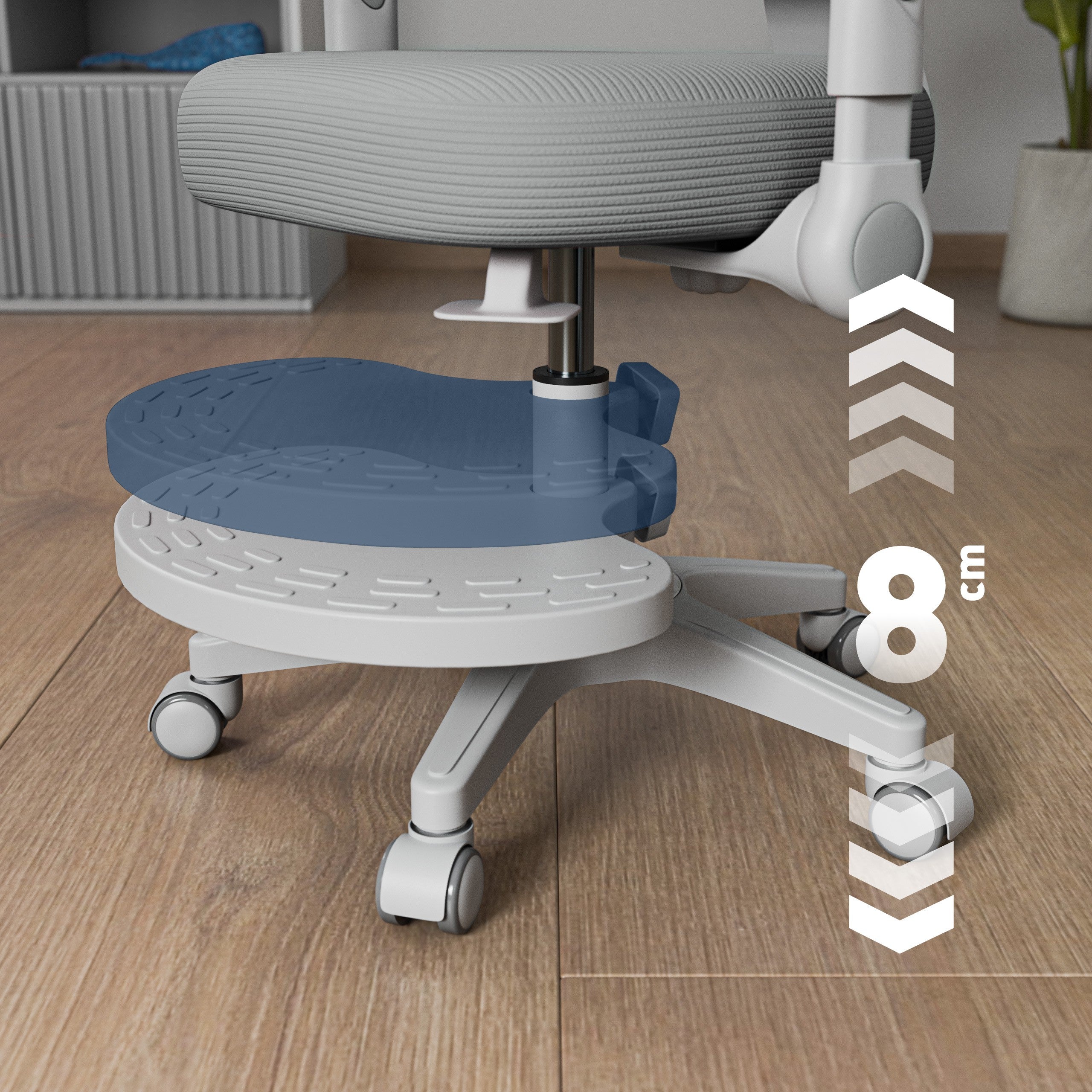 Fotoliu reglabil pentru copii Mark Adler Junior 5.0 Grey