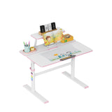 Birou pentru copii reglabil Mark Adler Study 3.7 Pink 90 cm