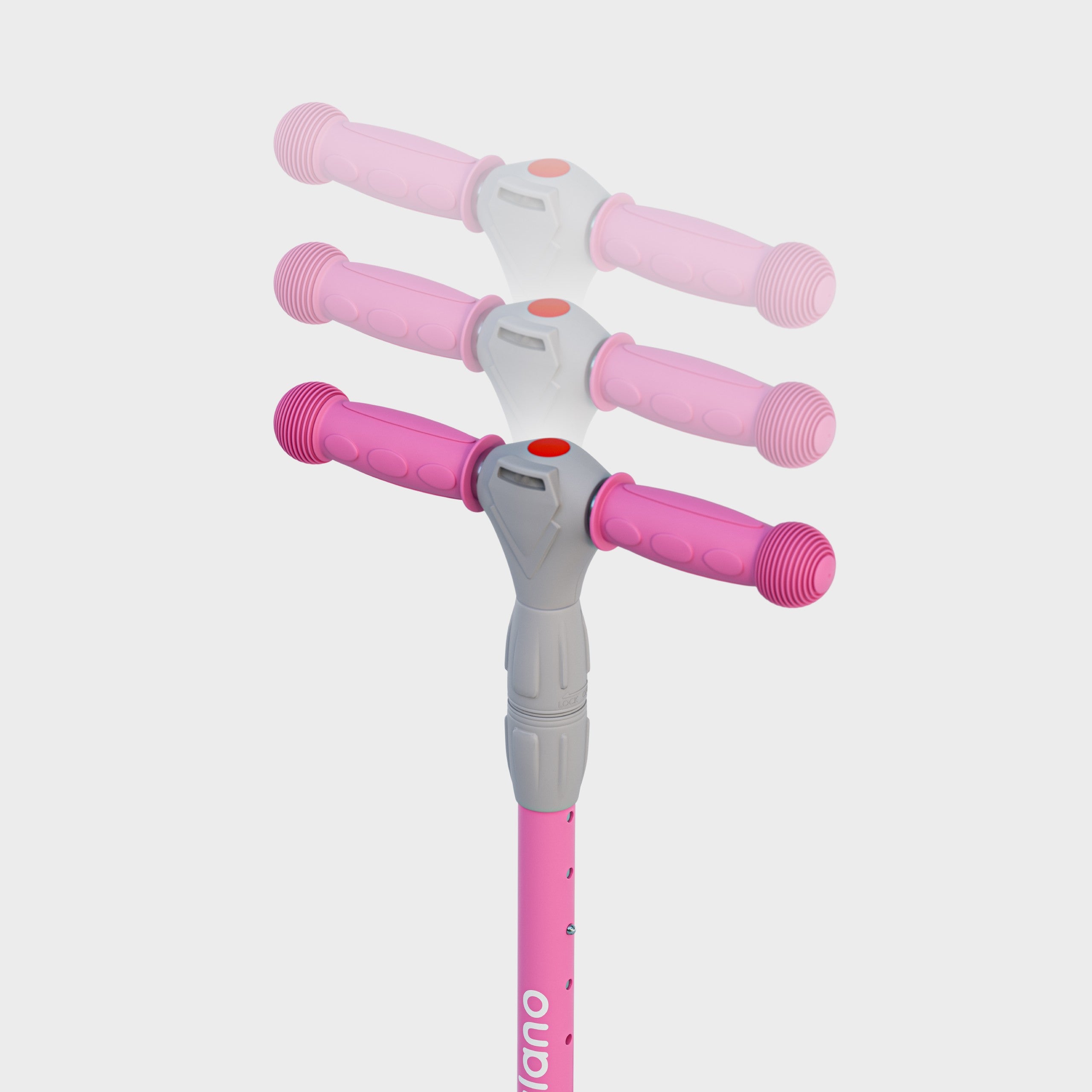 Trotinetă cu echilibru pentru copii LED Rookie 15 Pink