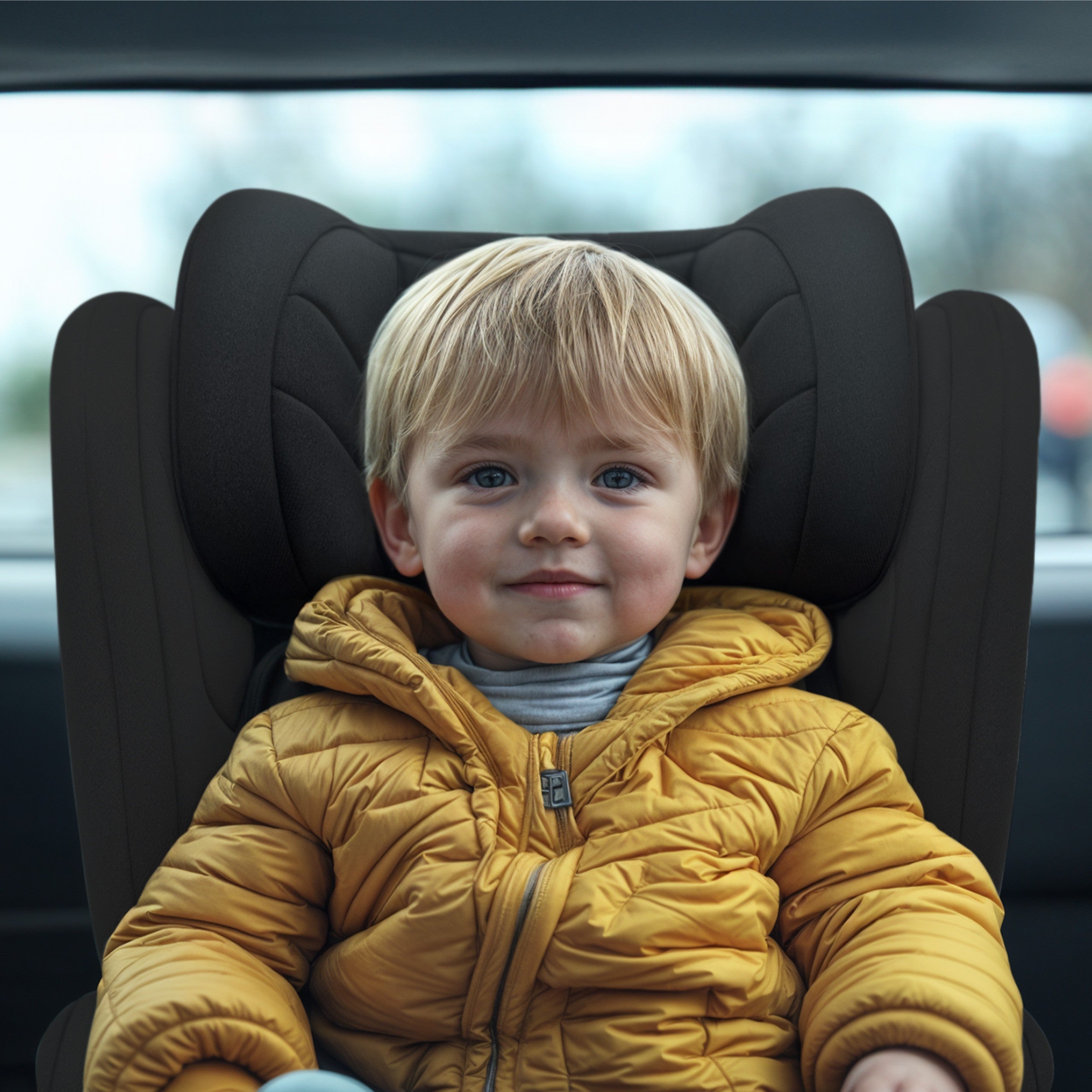 Scaun auto Tulano Joy 35 Black ISOFIX 100-150 cm I-Size