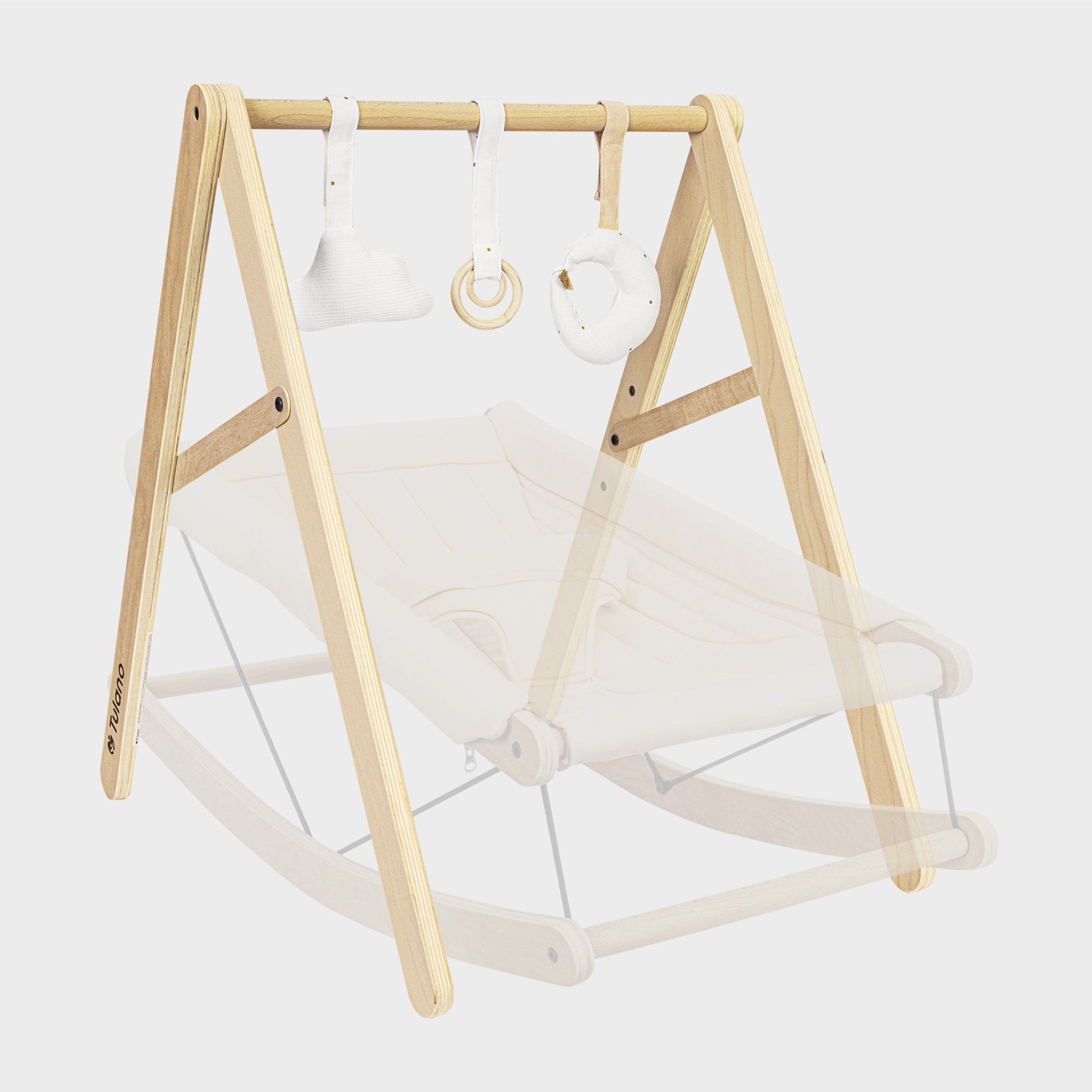 Scaun pliant 2 în 1 Tulano Moon 45 Beige