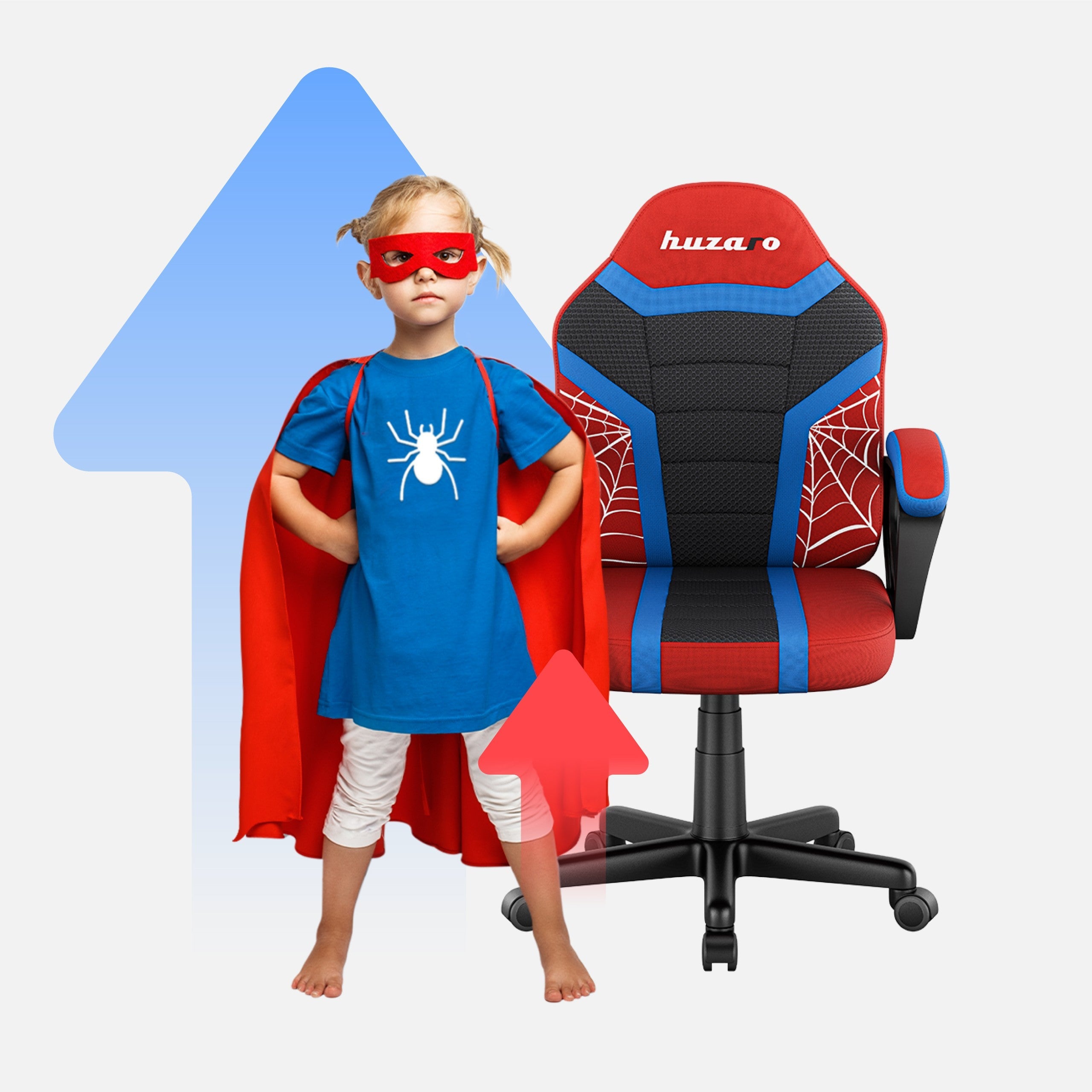OUTLET Scaun de gaming pentru copii Huzaro Ranger 1.0 Spider Mesh
