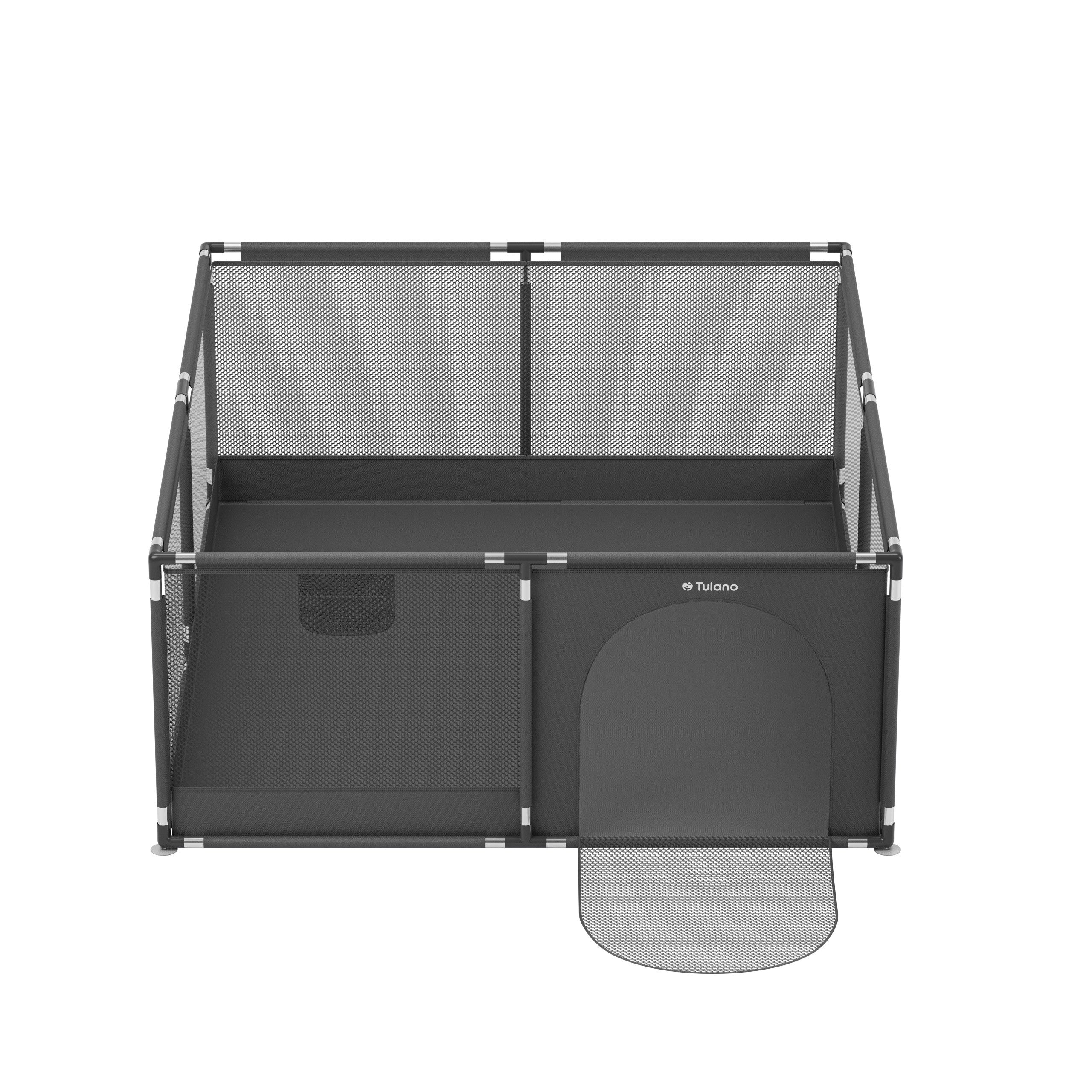 Pătuț pentru copii Tulano Cozy 25 Graphite - 150 cm