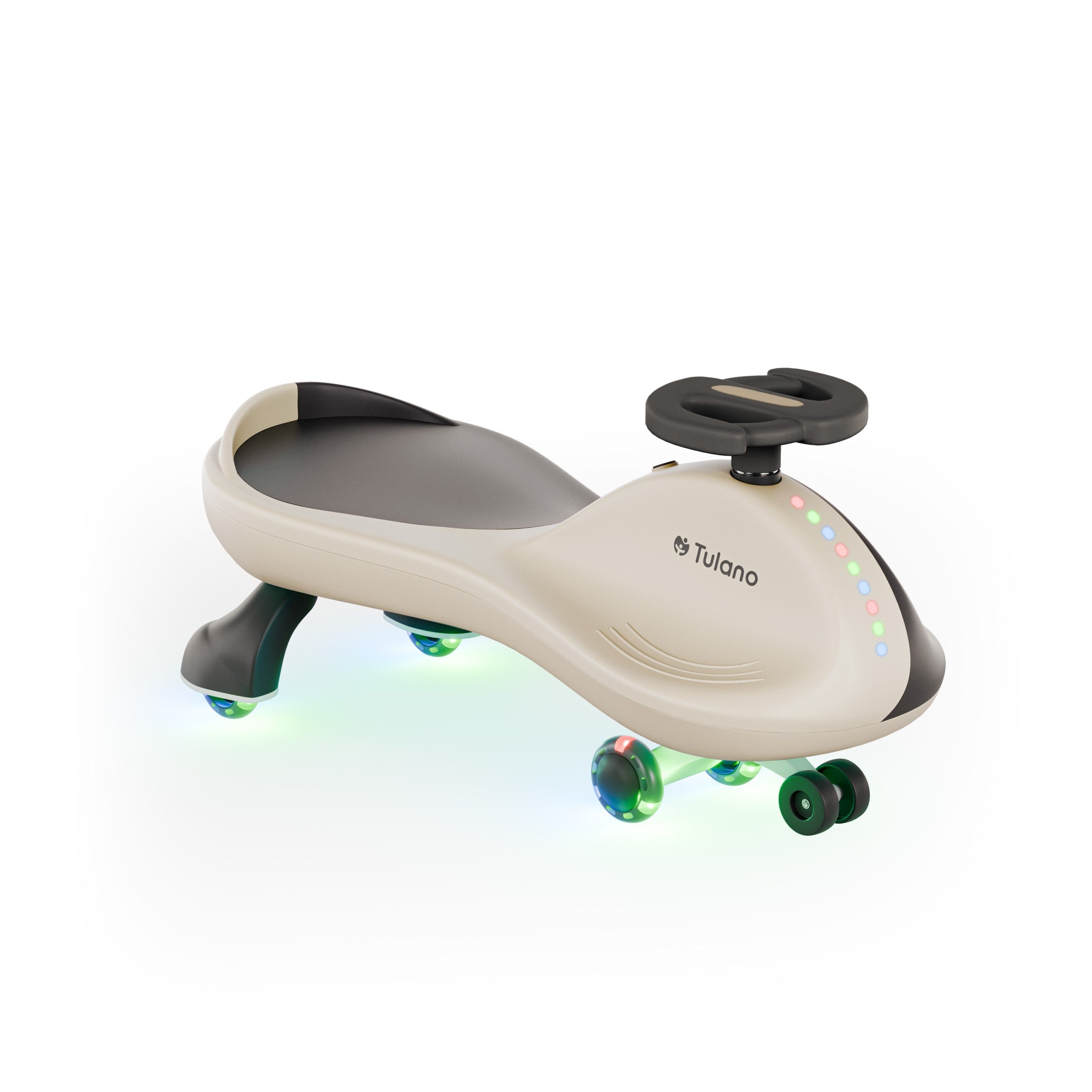 Mașinuță pentru copii cu propulsie gravitațională și LED-uri Tulano Focus 35 Beige