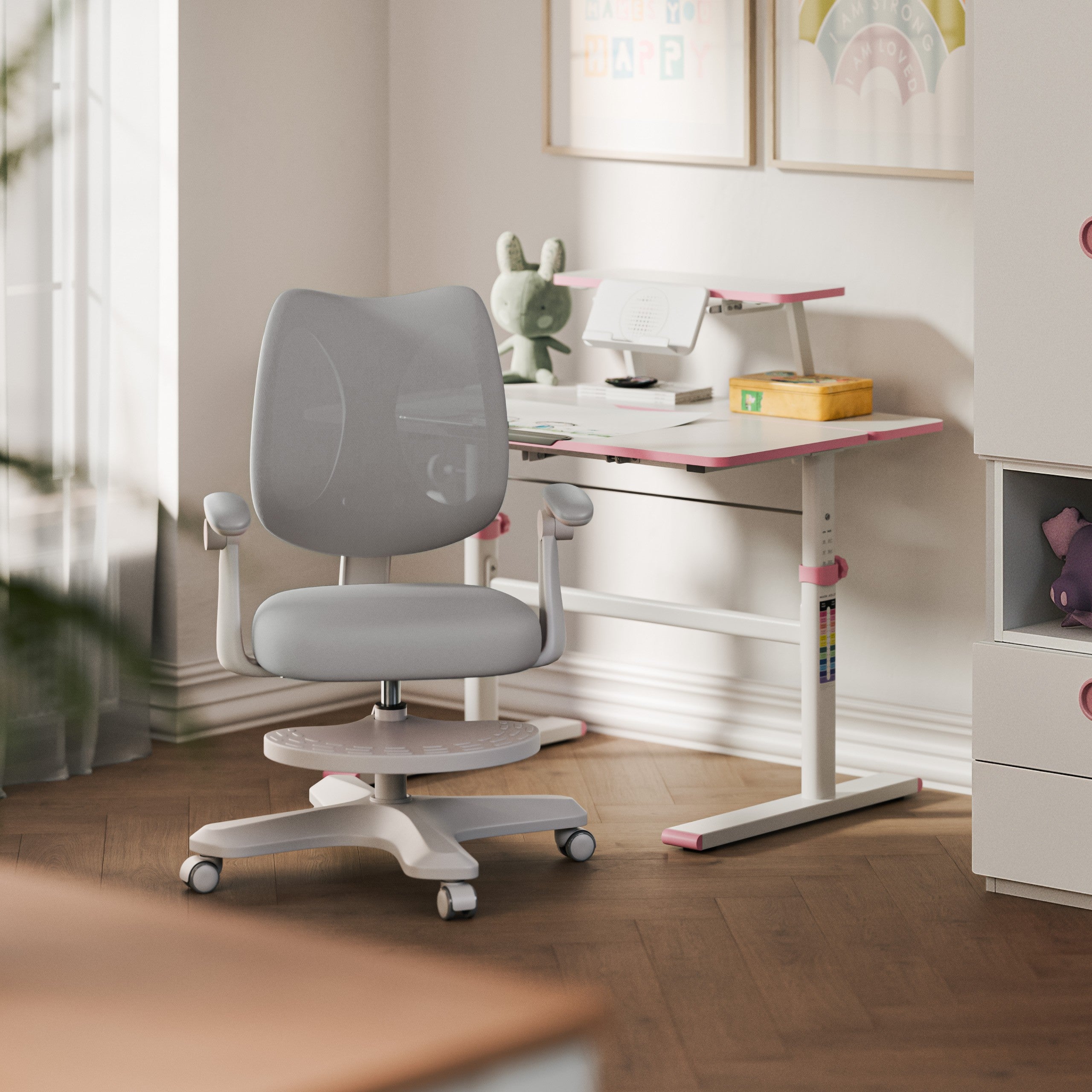 Scaun ergonomic pentru copii Mark Adler Junior 4.6 Grey