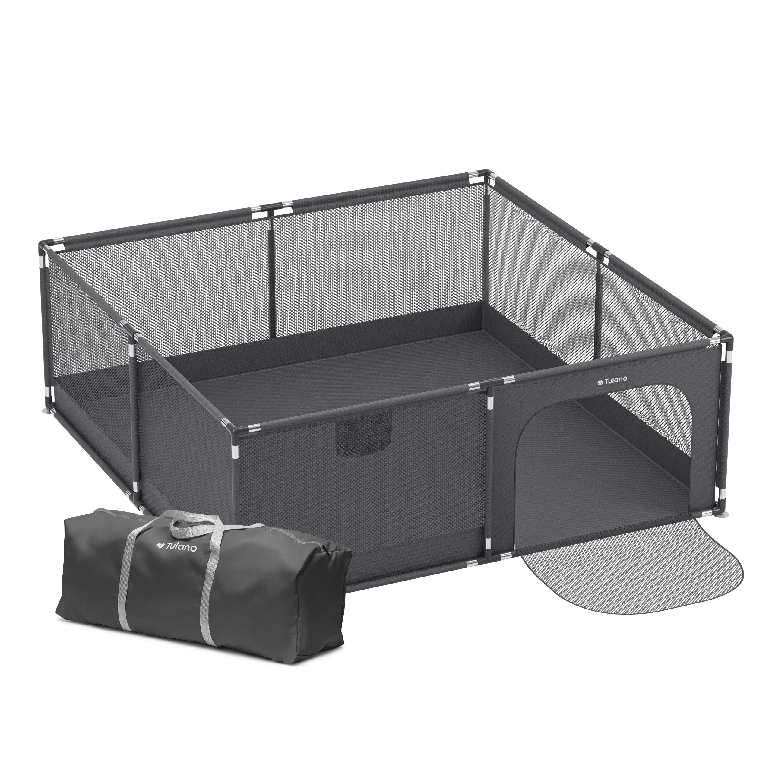 OUTLET Pătuț pentru copii Tulano Cozy 28 Graphite - 200 cm