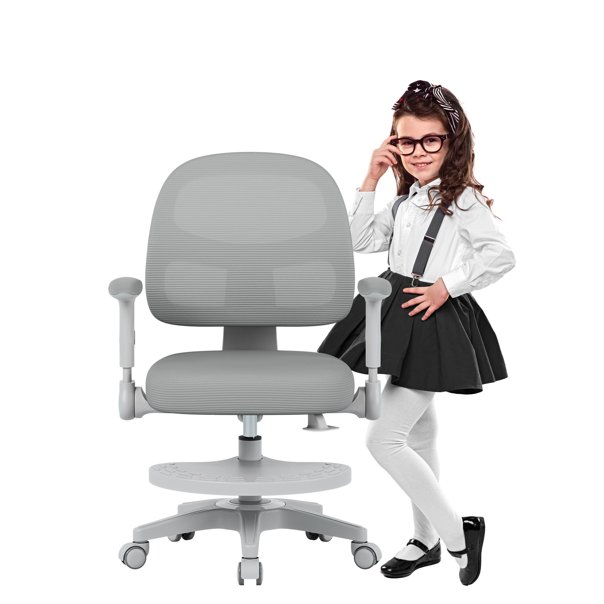 Fotoliu reglabil pentru copii Mark Adler Junior 5.0 Grey
