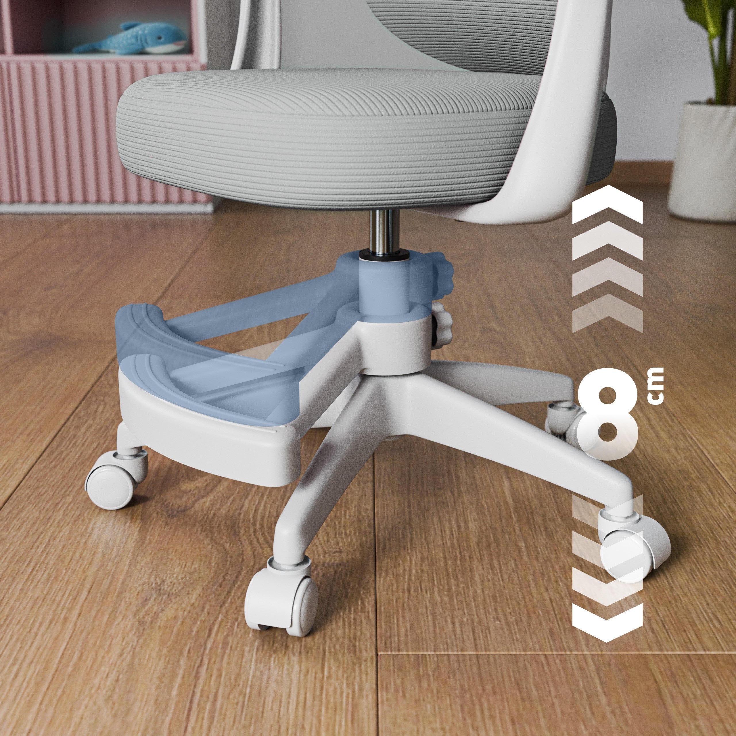 OUTLET Fotoliu reglabil pentru copii Mark Adler Junior 4.5 Grey