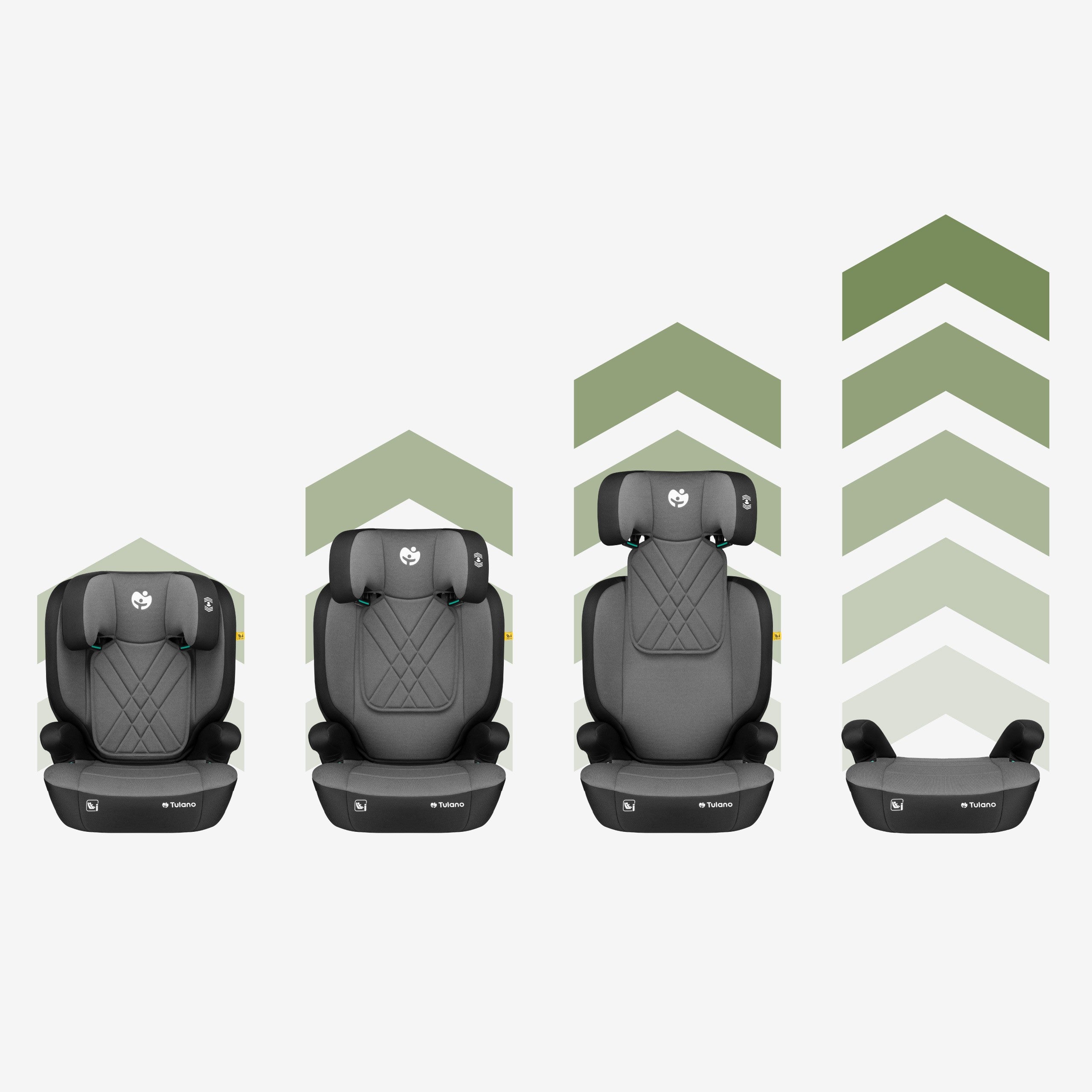 Scaun auto pentru copii 2 în 1, 100–150 cm, Joy 45 Grey I-Size