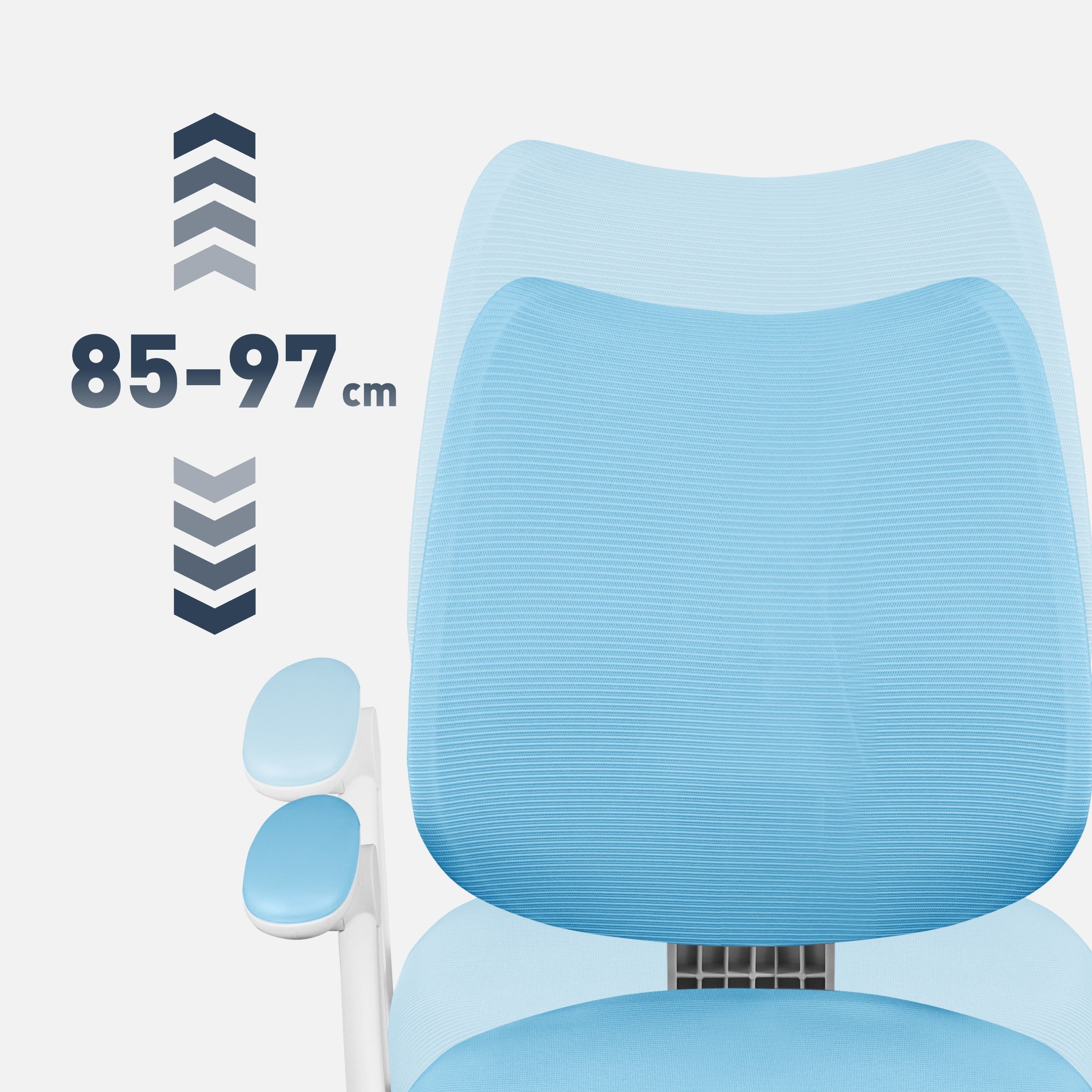 OUTLET Scaun ergonomic pentru copii Mark Adler Junior 4.6 Blue