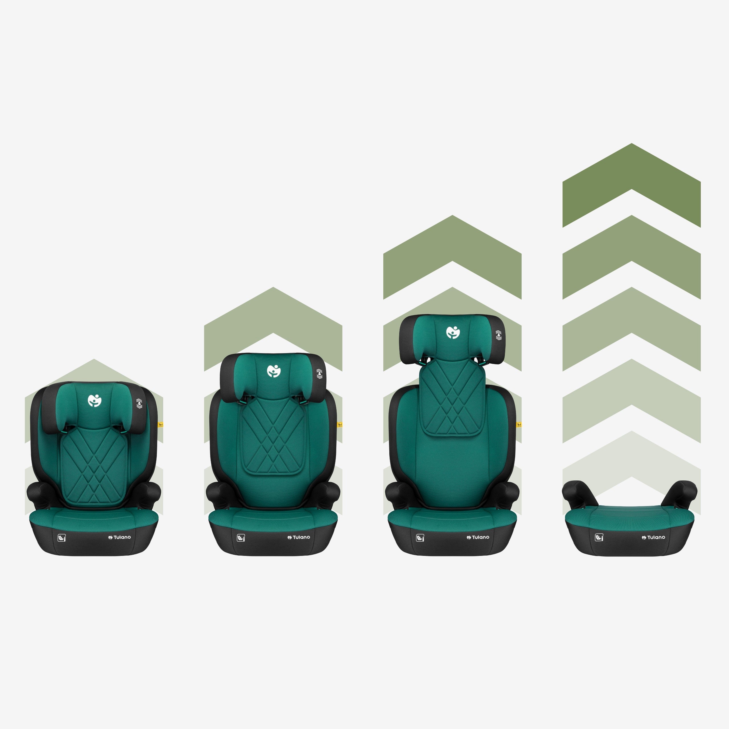 Scaun auto pentru copii 2 în 1, 100–150 cm, Joy 45 Green I-Size