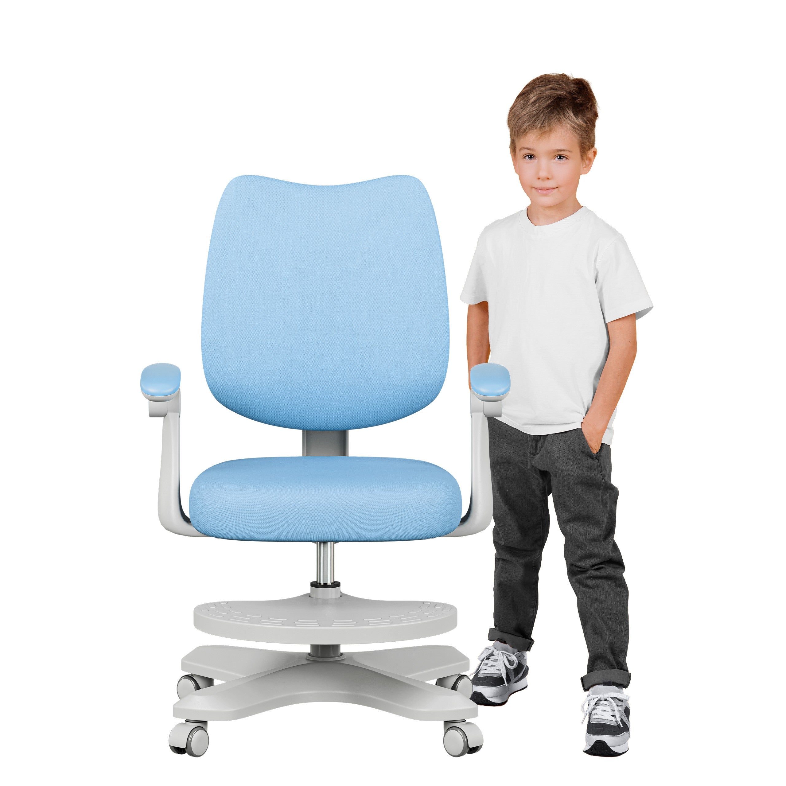Scaun ergonomic pentru copii Mark Adler Junior 4.6 Blue