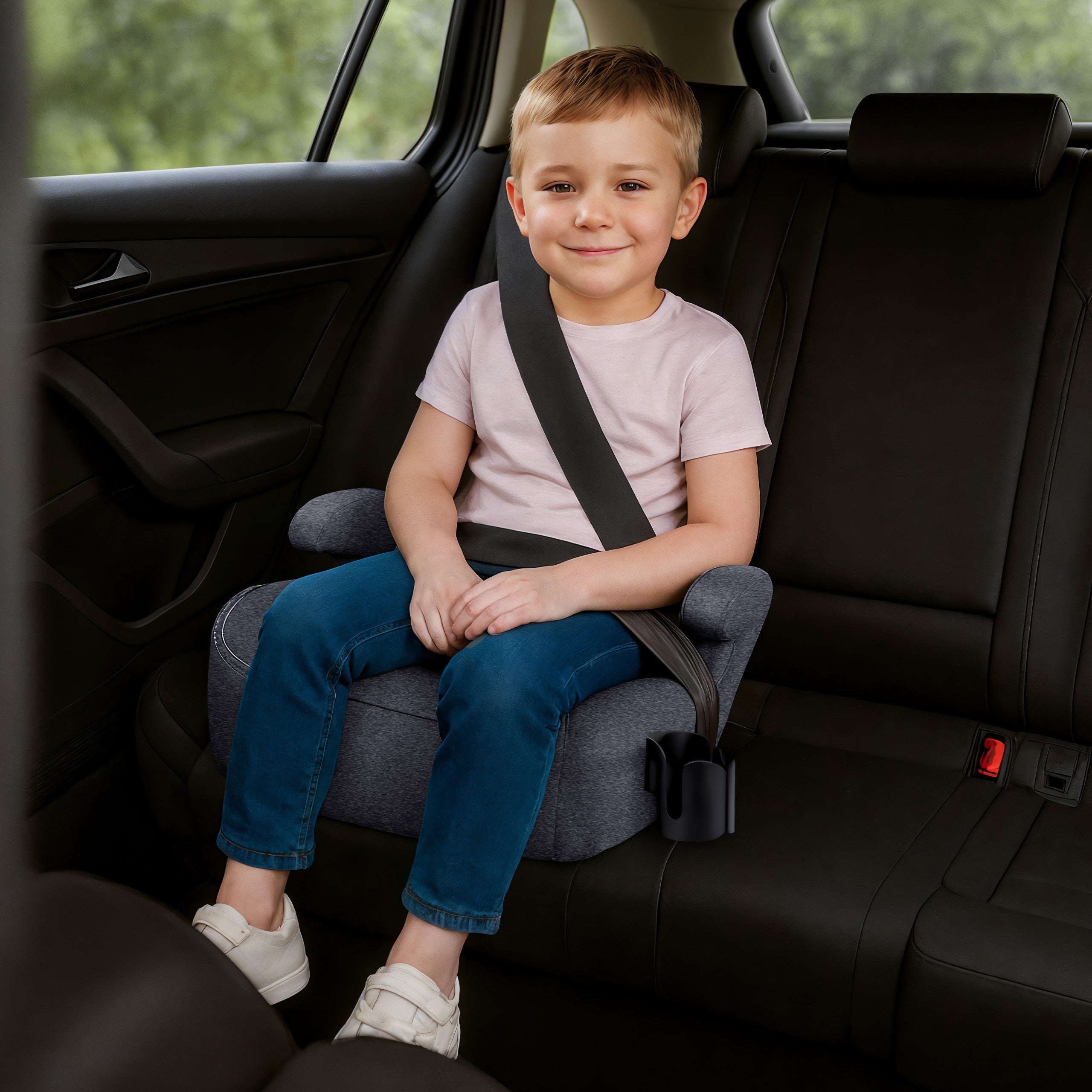 Scaun auto cu suport Tulano Cabby 25 Grey 125–150 cm I-Size