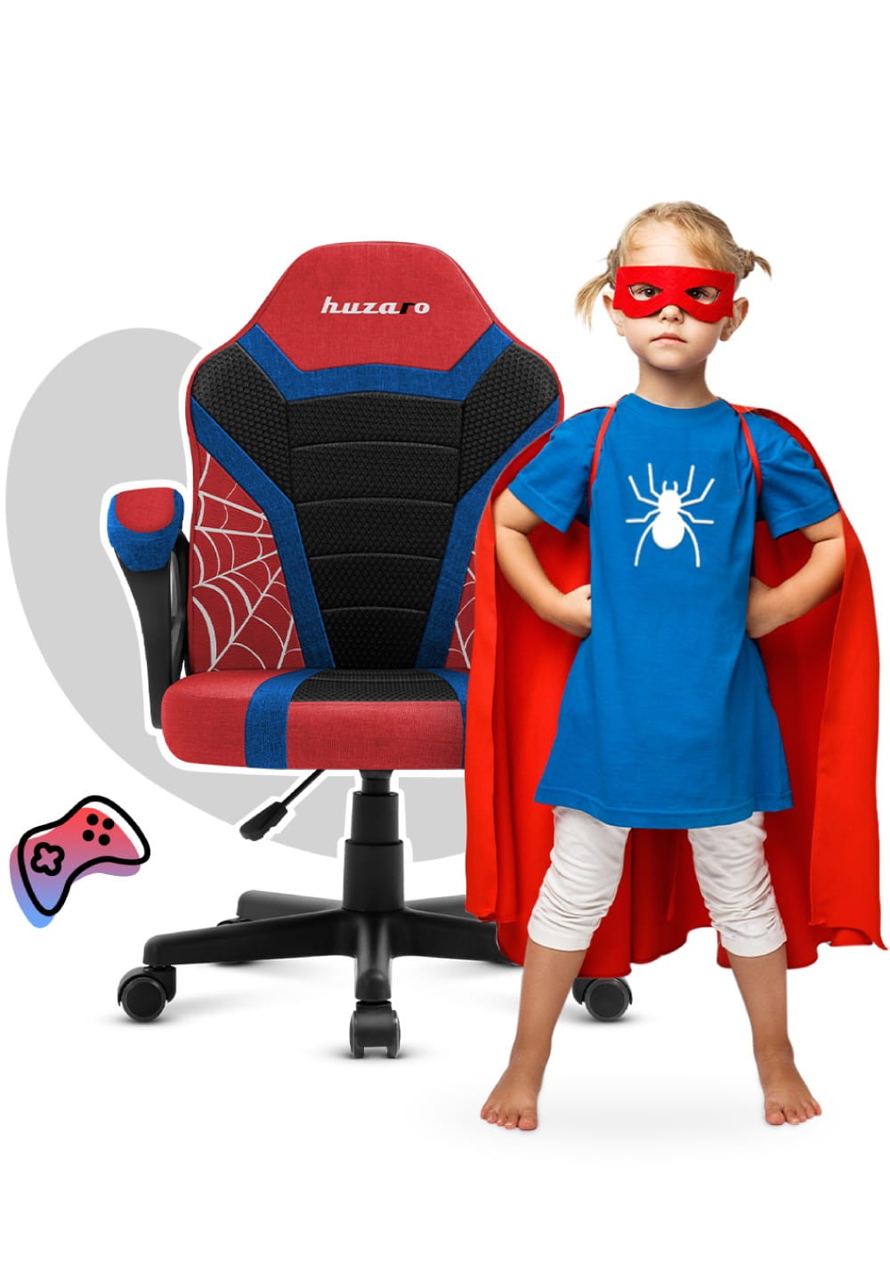 OUTLET Scaun de gaming pentru copii Huzaro Ranger 1.0 Spider Mesh