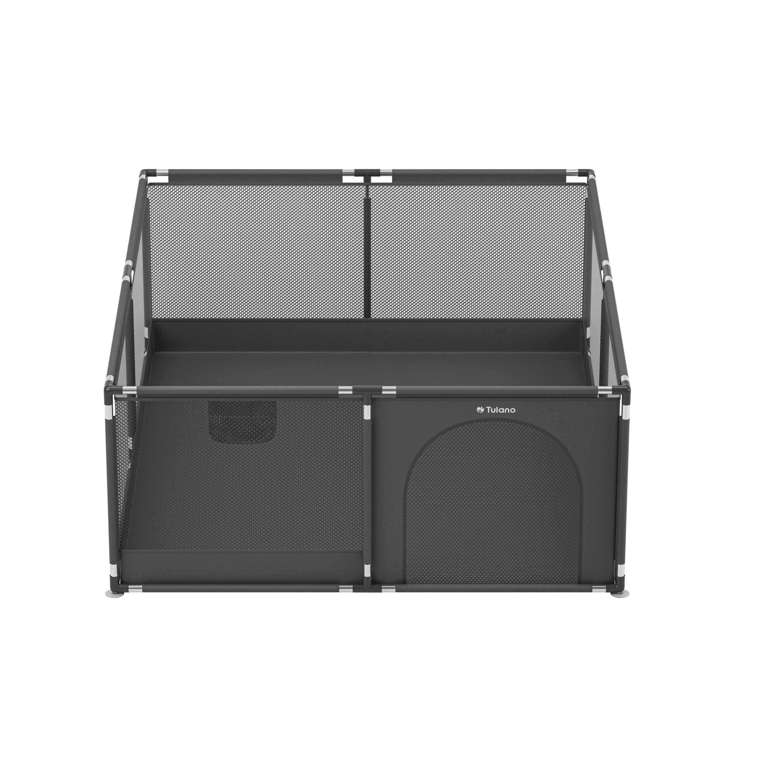 Pătuț pentru copii Tulano Cozy 25 Graphite - 150 cm