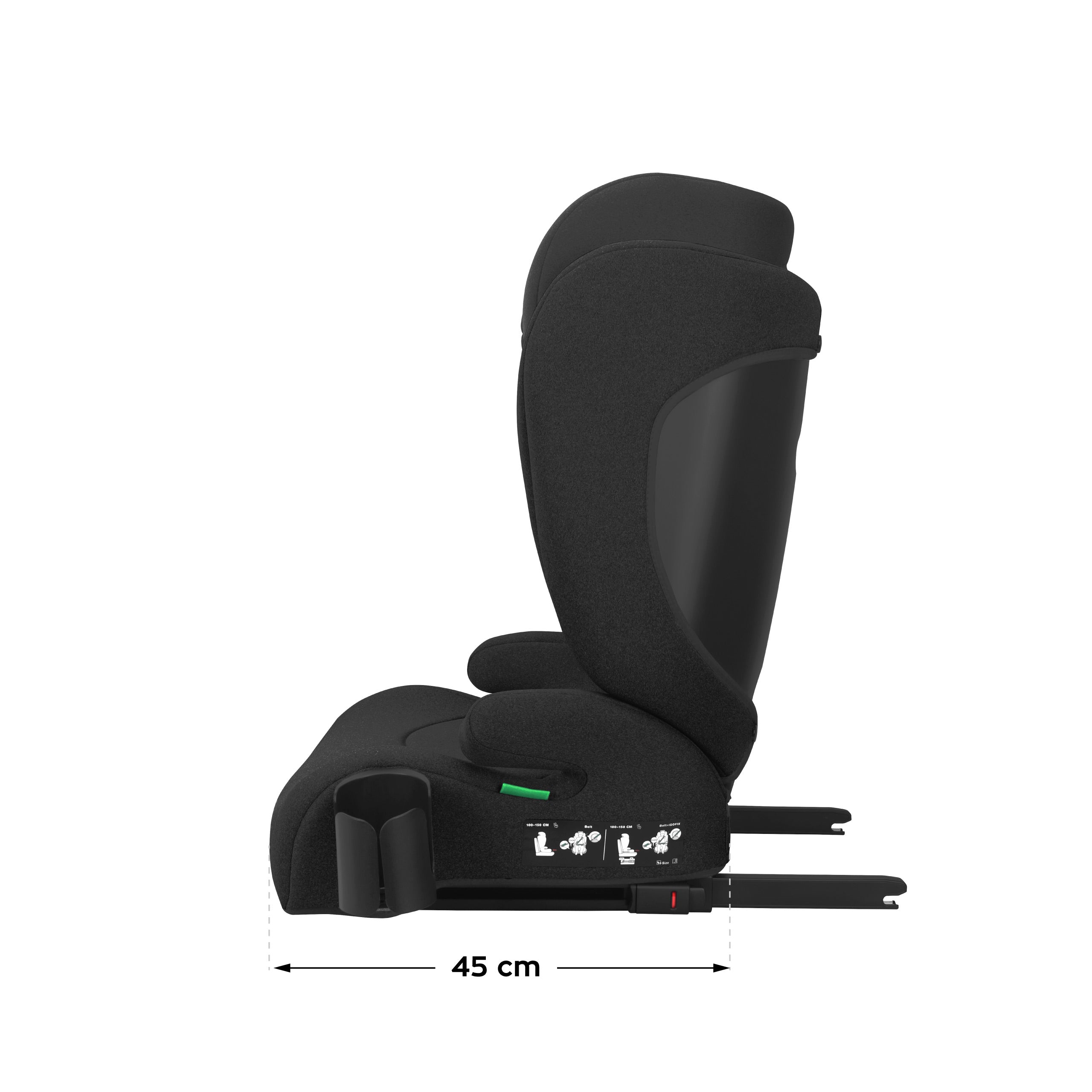 Scaun auto Tulano Joy 35 Black ISOFIX 100-150 cm I-Size