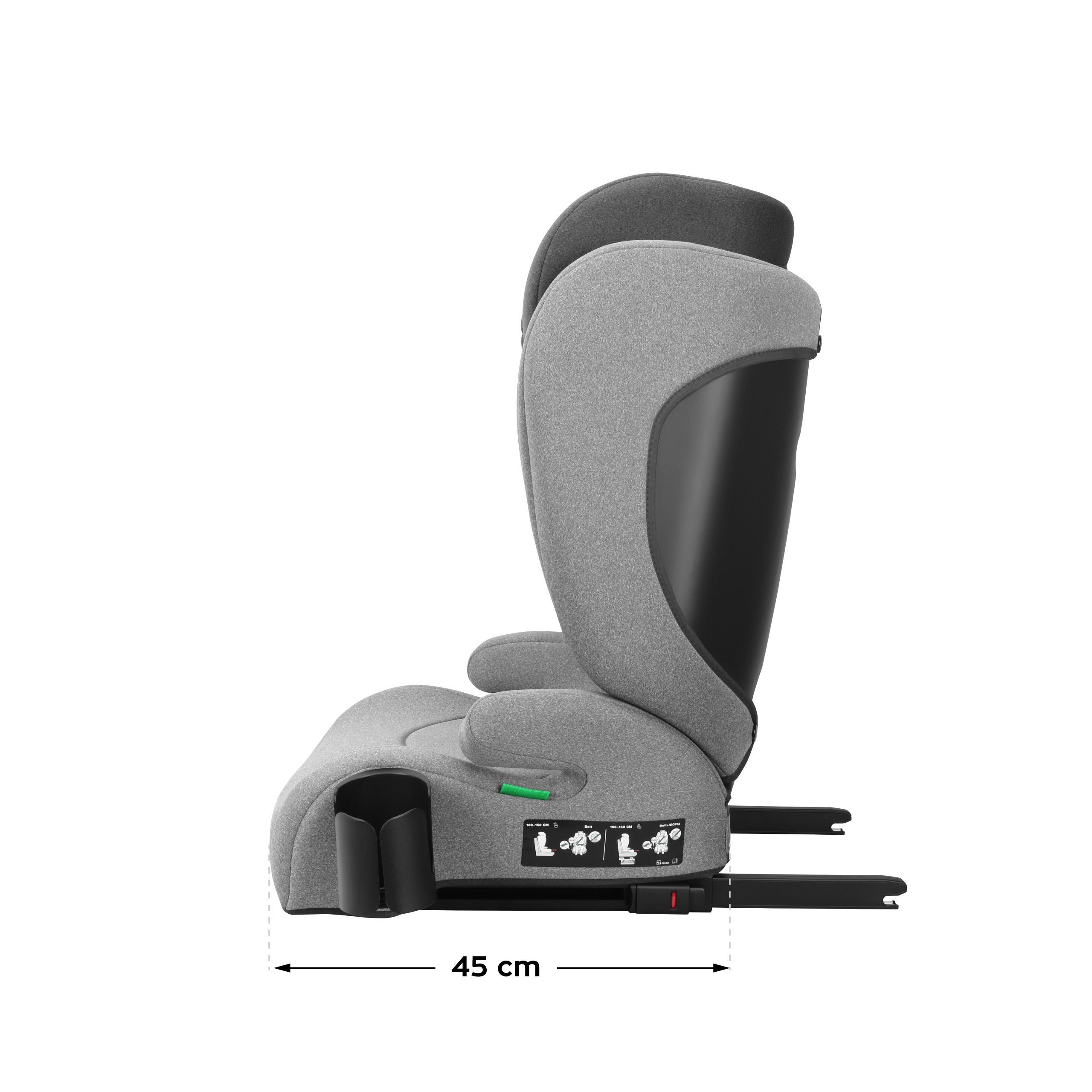 Scaun auto Tulano Joy 35 Grey ISOFIX 100-150 cm I-Size