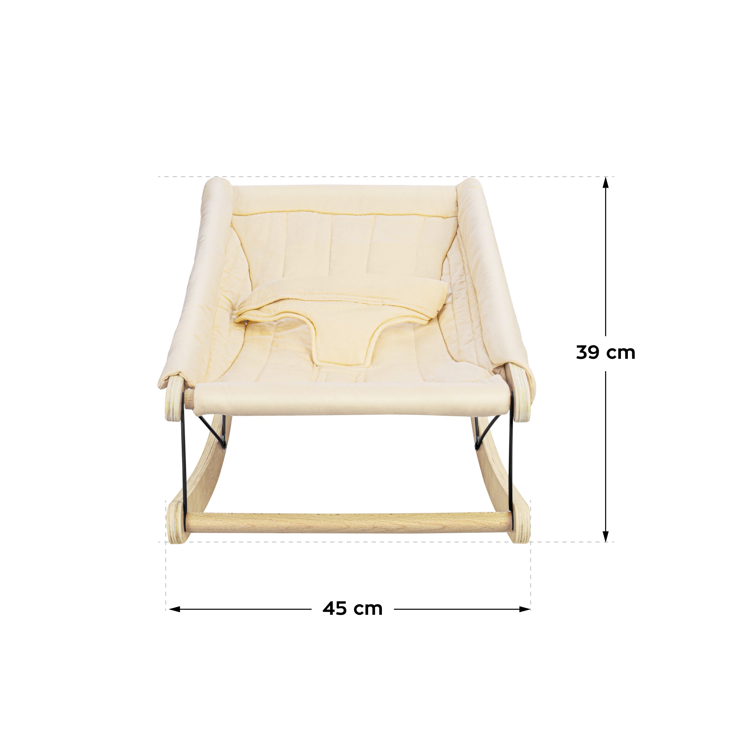 Scaun pliant 2 în 1 Tulano Moon 45 Beige