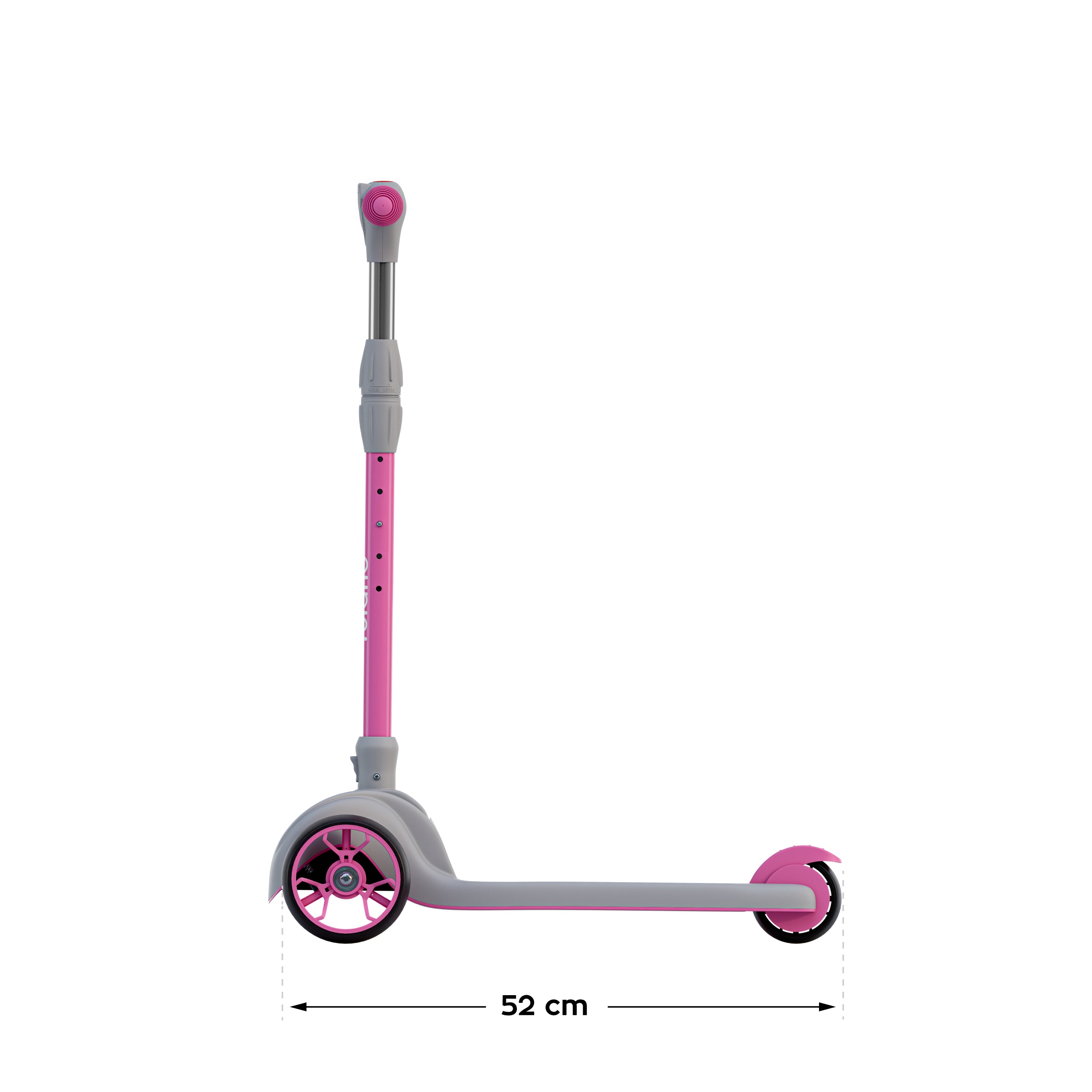 Trotinetă cu echilibru pentru copii LED Rookie 15 Pink