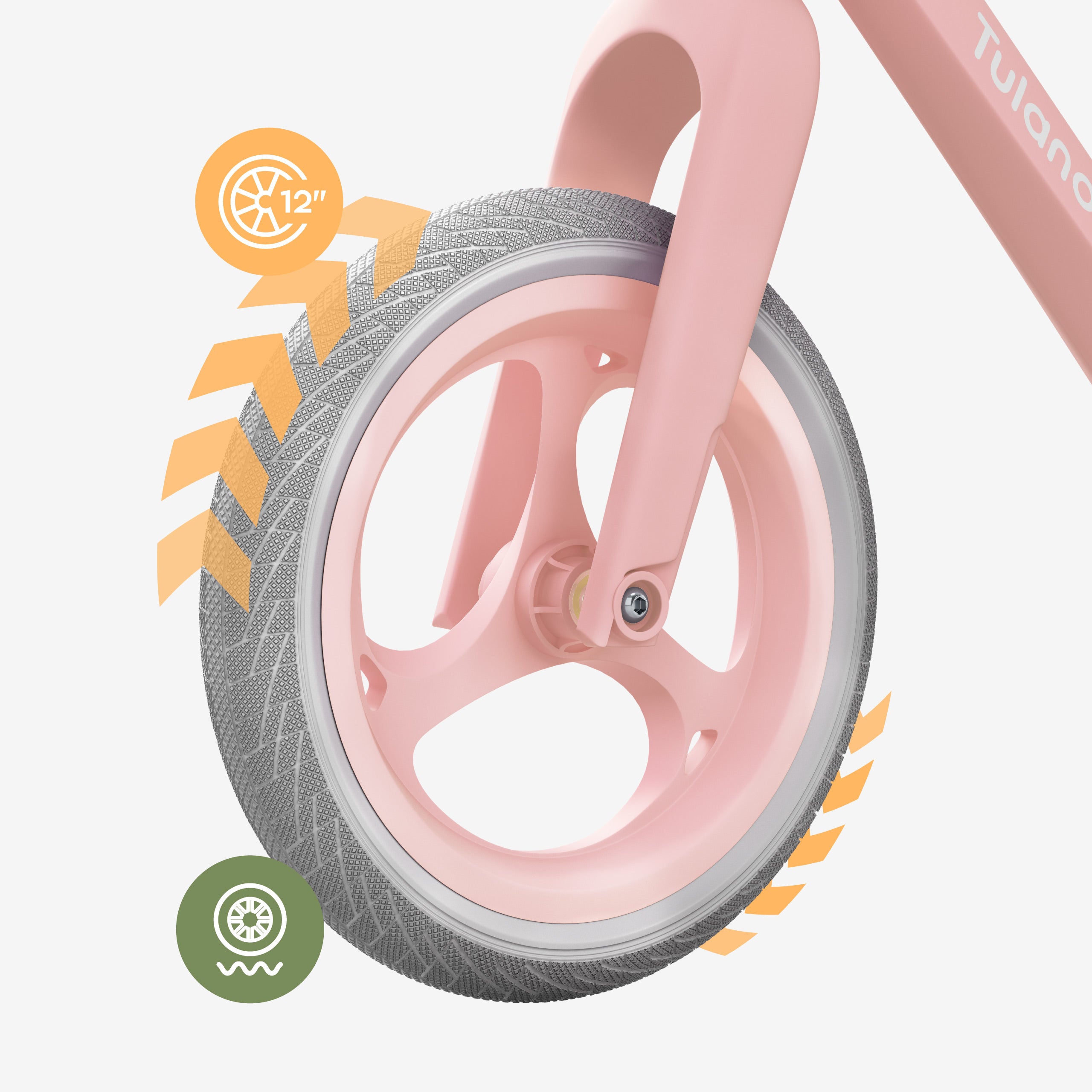 Bicicleta fără pedale Tulano Route 45 Pink