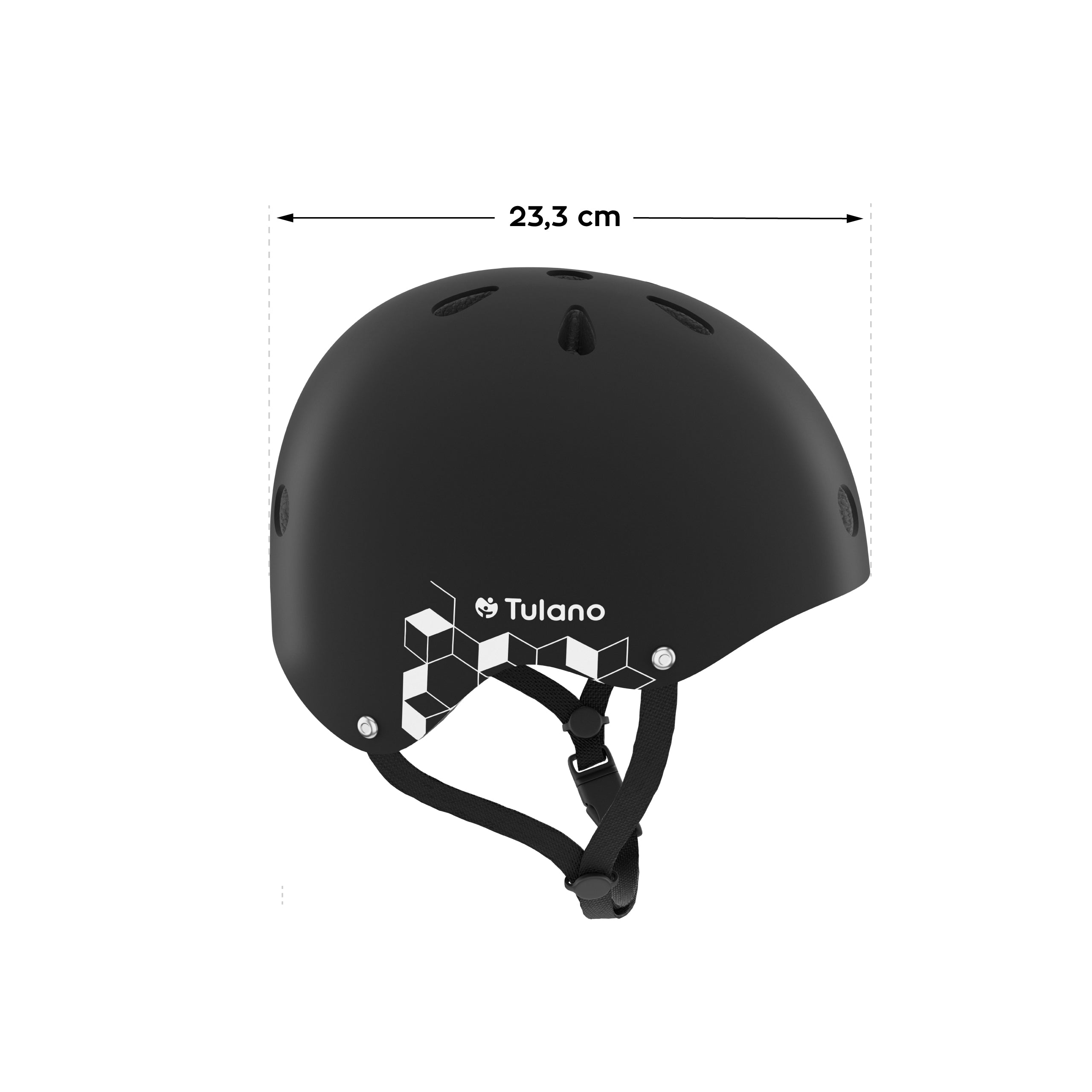 Casca pentru copii Tulano Turtle 35 Black