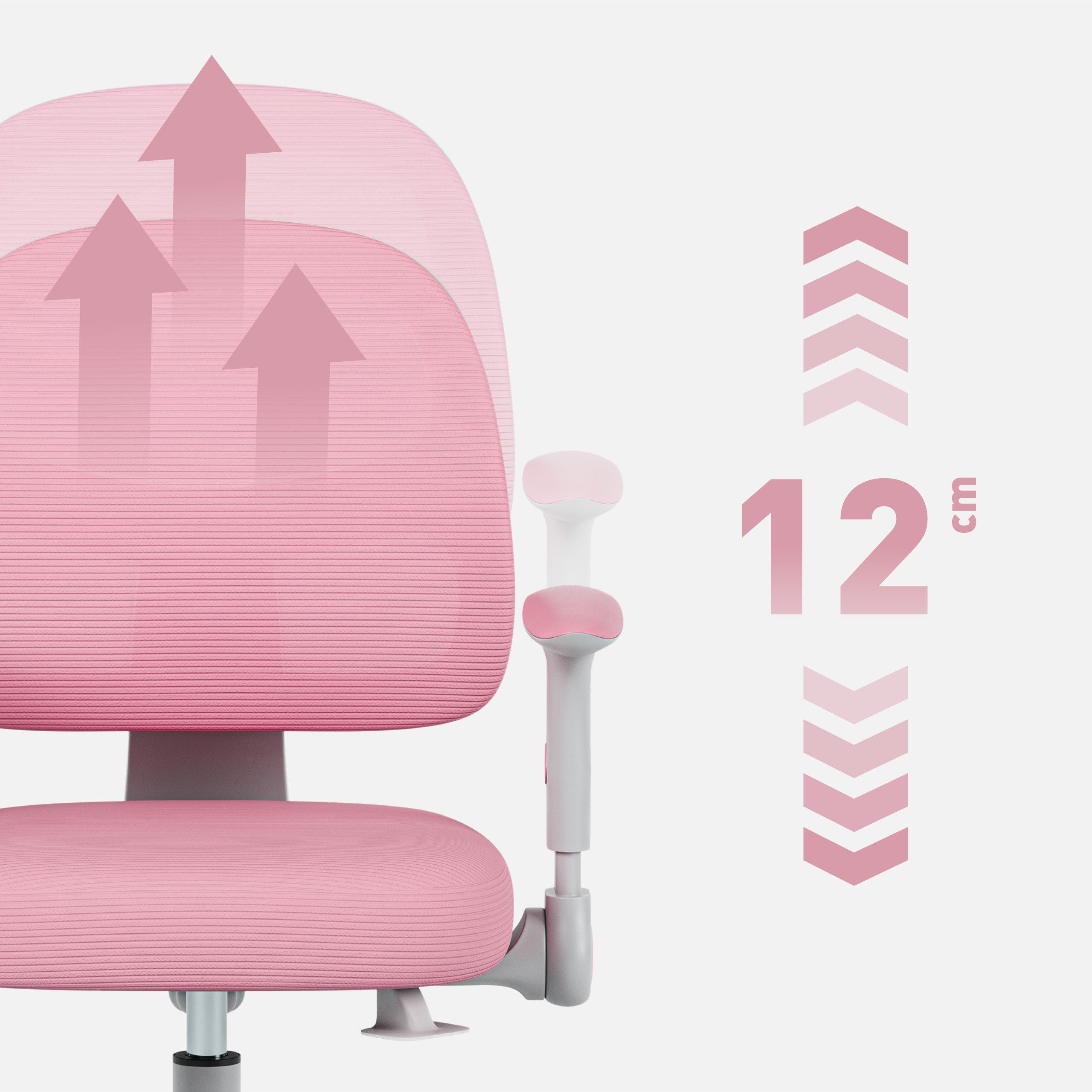 Fotoliu reglabil pentru copii Mark Adler Junior 5.0 Pink