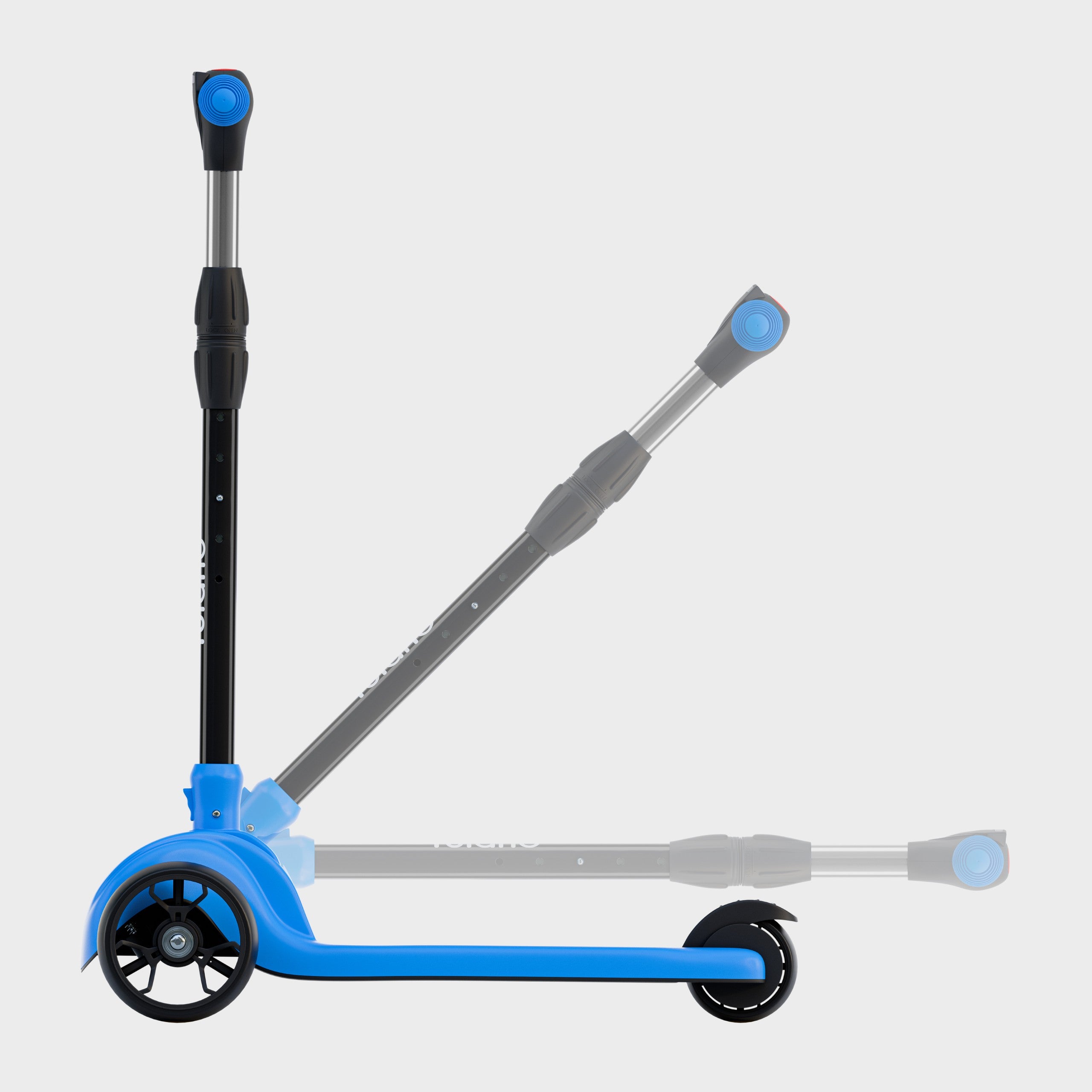 Trotinetă cu echilibru pentru copii LED Rookie 15 Blue