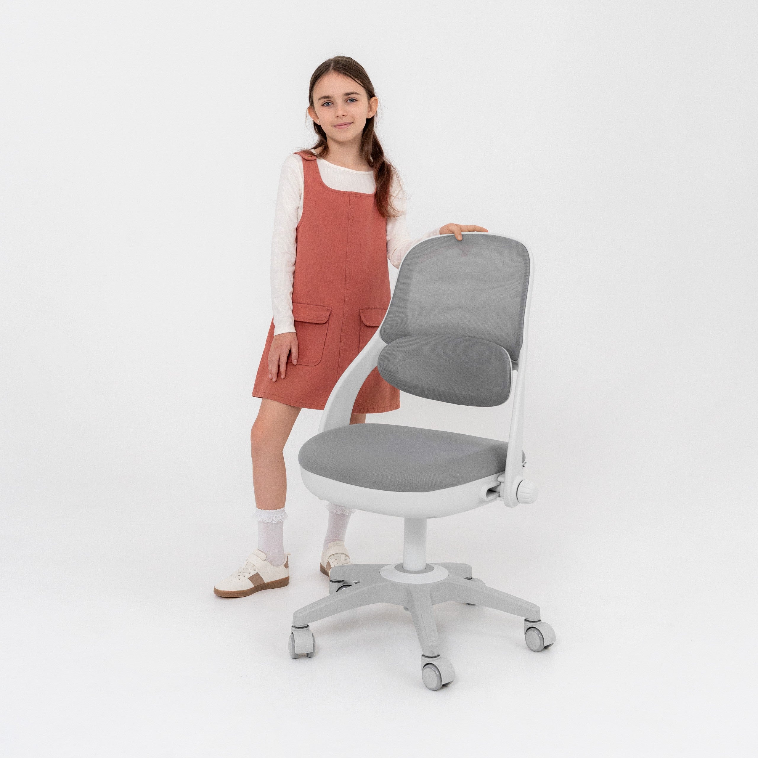 Scaun rotativ pentru copii Mark Adler Junior 4.7 Grey