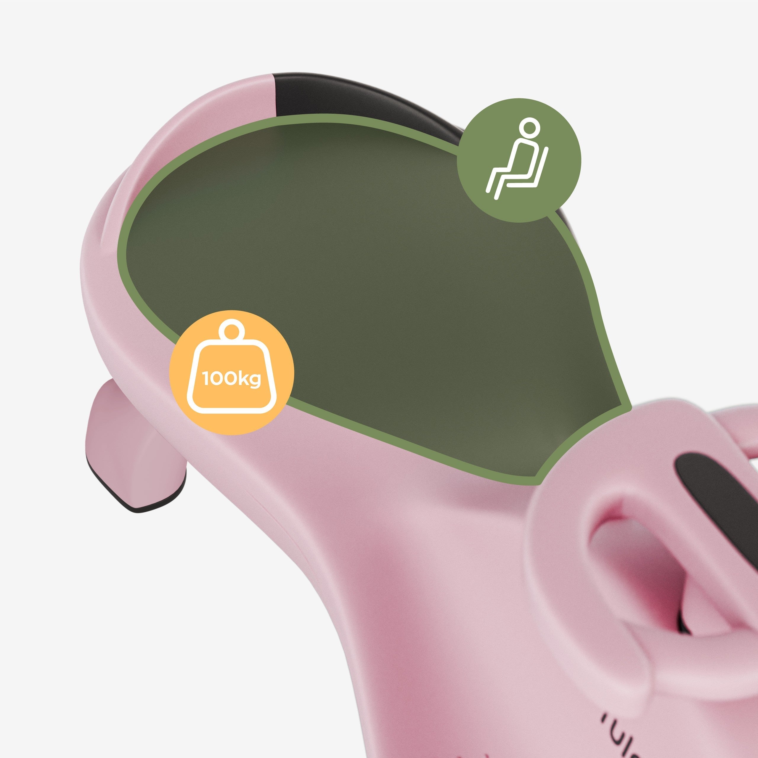 OUTLET Mașinuță pentru copii cu propulsie gravitațională și LED-uri Tulano Focus 35 Pink