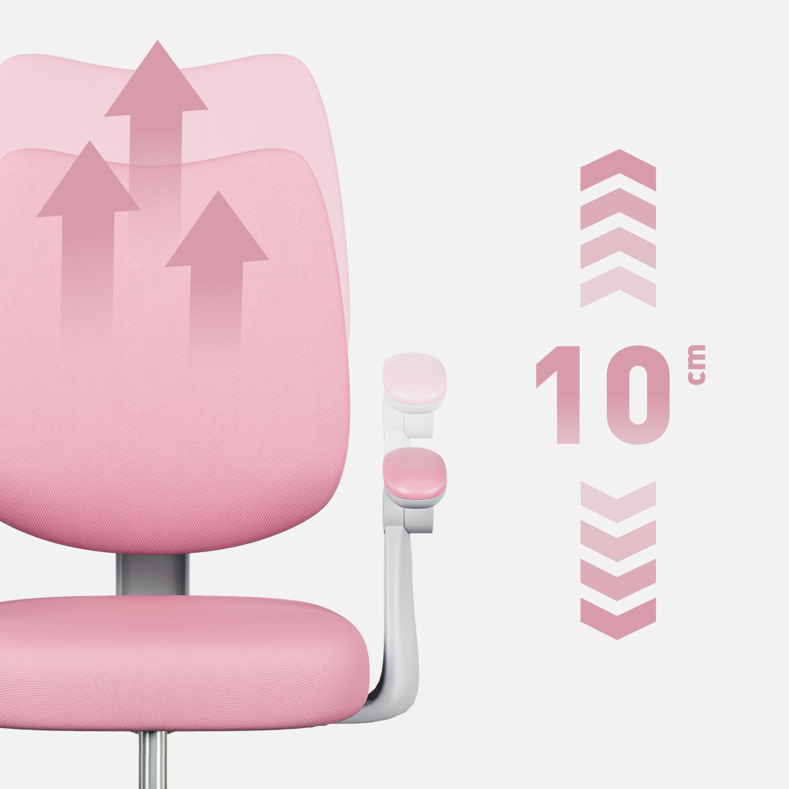 Scaun ergonomic pentru copii Mark Adler Junior 4.6 Pink