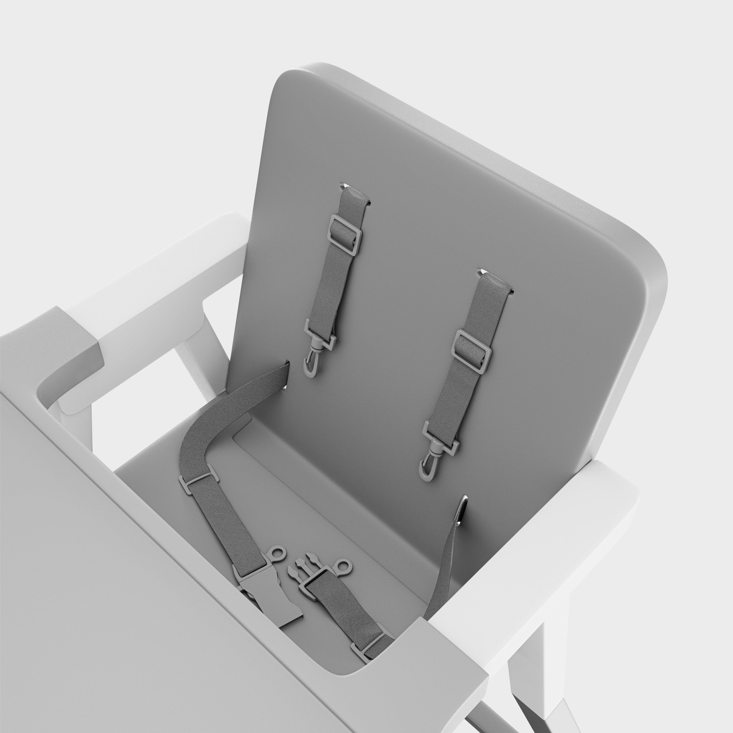 OUTLET Scaun de hrănire din plastic Tulano Morsel 25 Gri-Alb