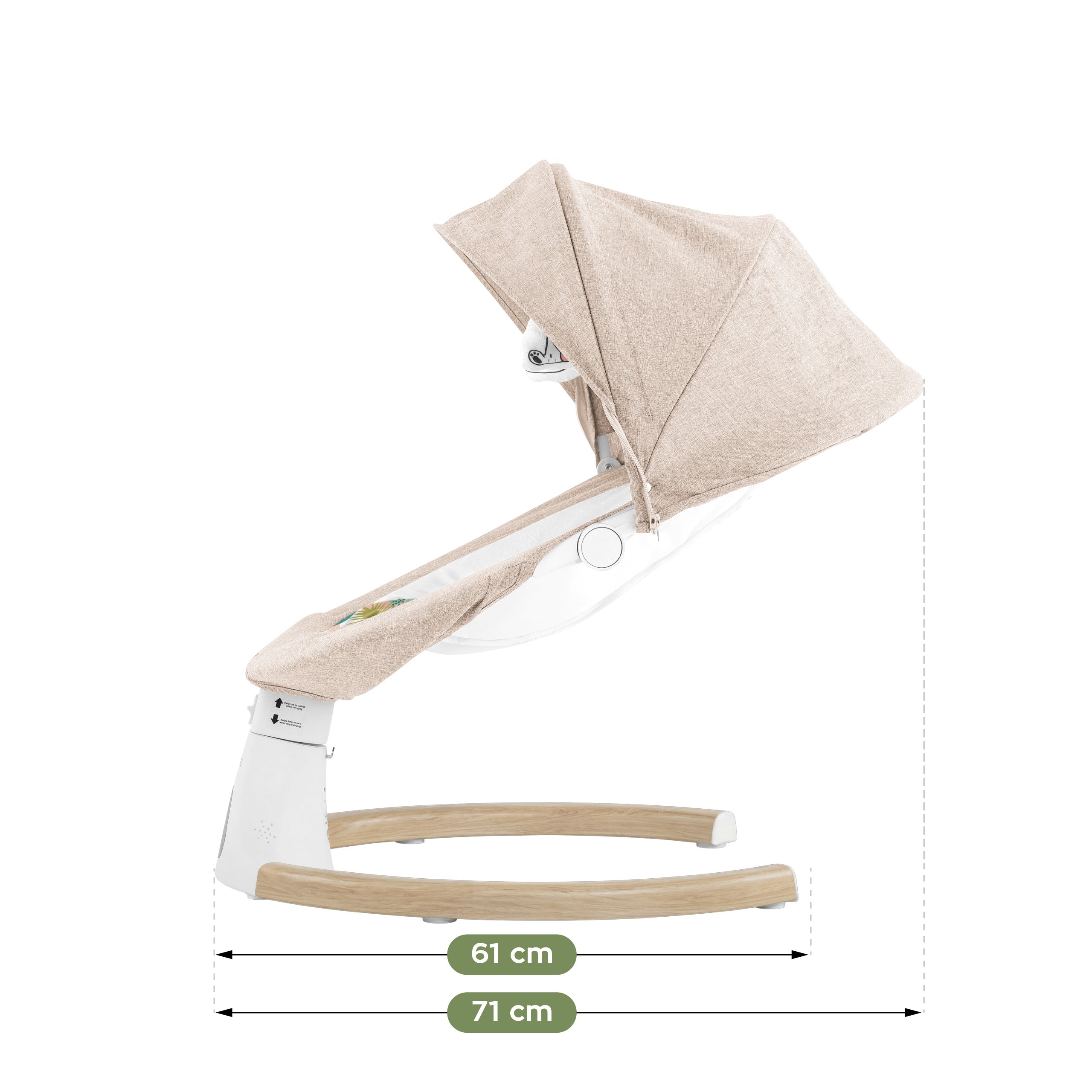 Leagăn-șezlong electronic Tulano Astrid 35 Beige