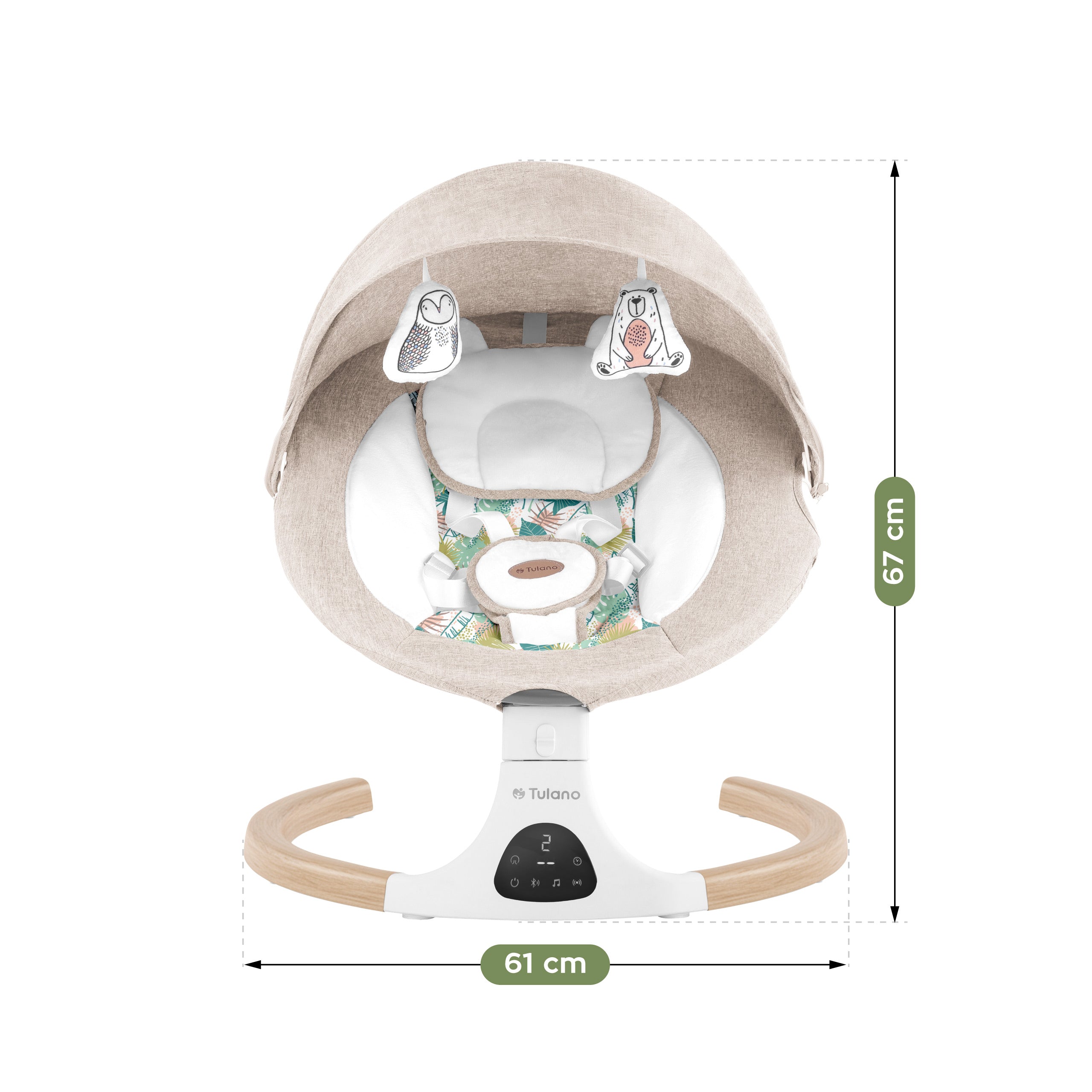 Leagăn-șezlong electronic Tulano Astrid 35 Beige