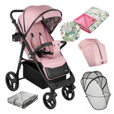Cărucior de plimbare cu păturică Tulano Avignon 35 Pink