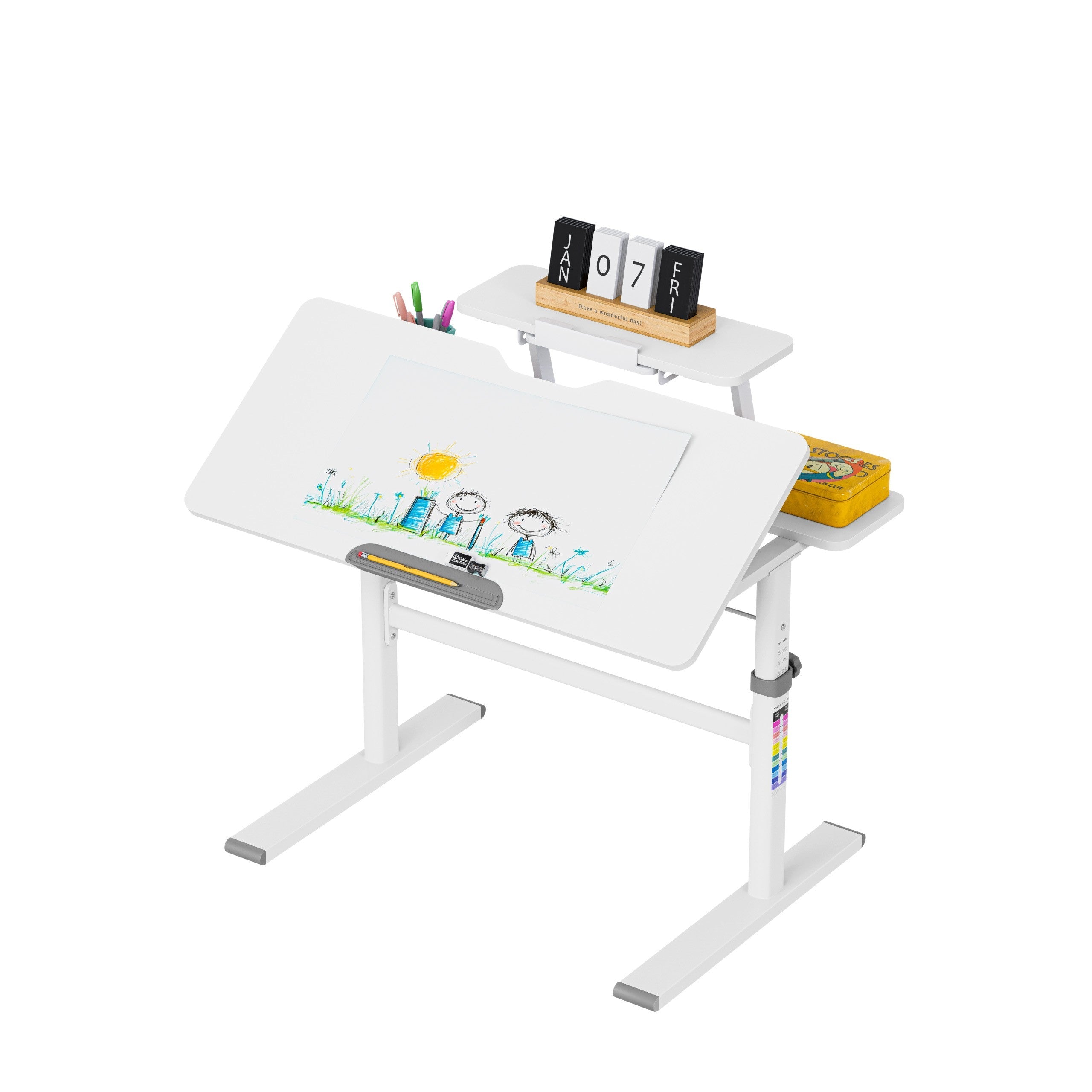 OUTLET Birou pentru copii reglabil Mark Adler Study 3.7 Grey