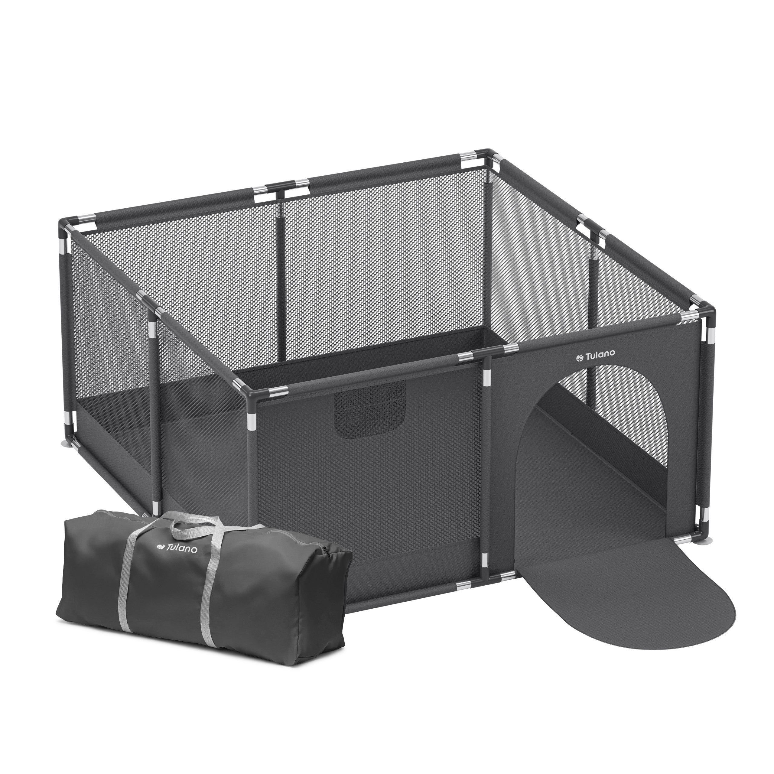 OUTLET Pătuț pentru copii Tulano Cozy 20 Graphite - 130 cm