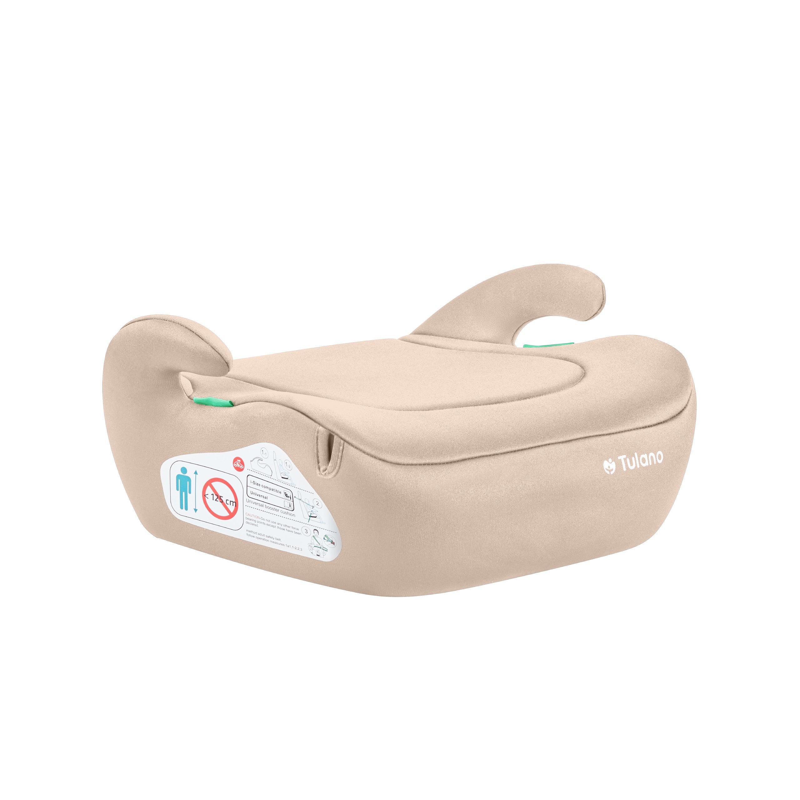 Scaun auto cu suport Tulano Cabby 20 Beige 125-150 cm I-Size