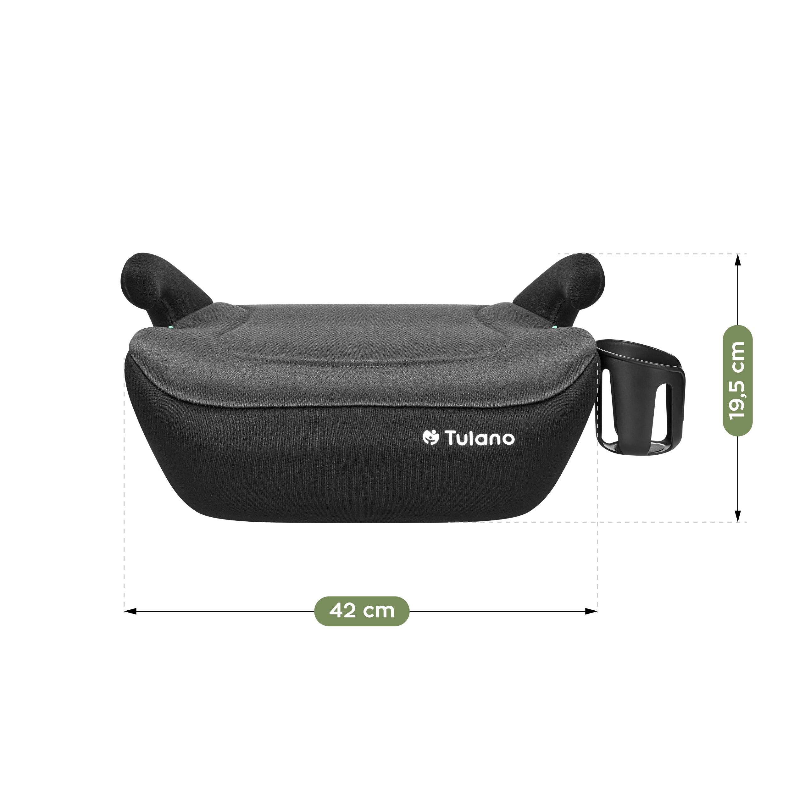 Scaun auto cu suport Tulano Cabby 20 Grey 125-150 cm I-Size