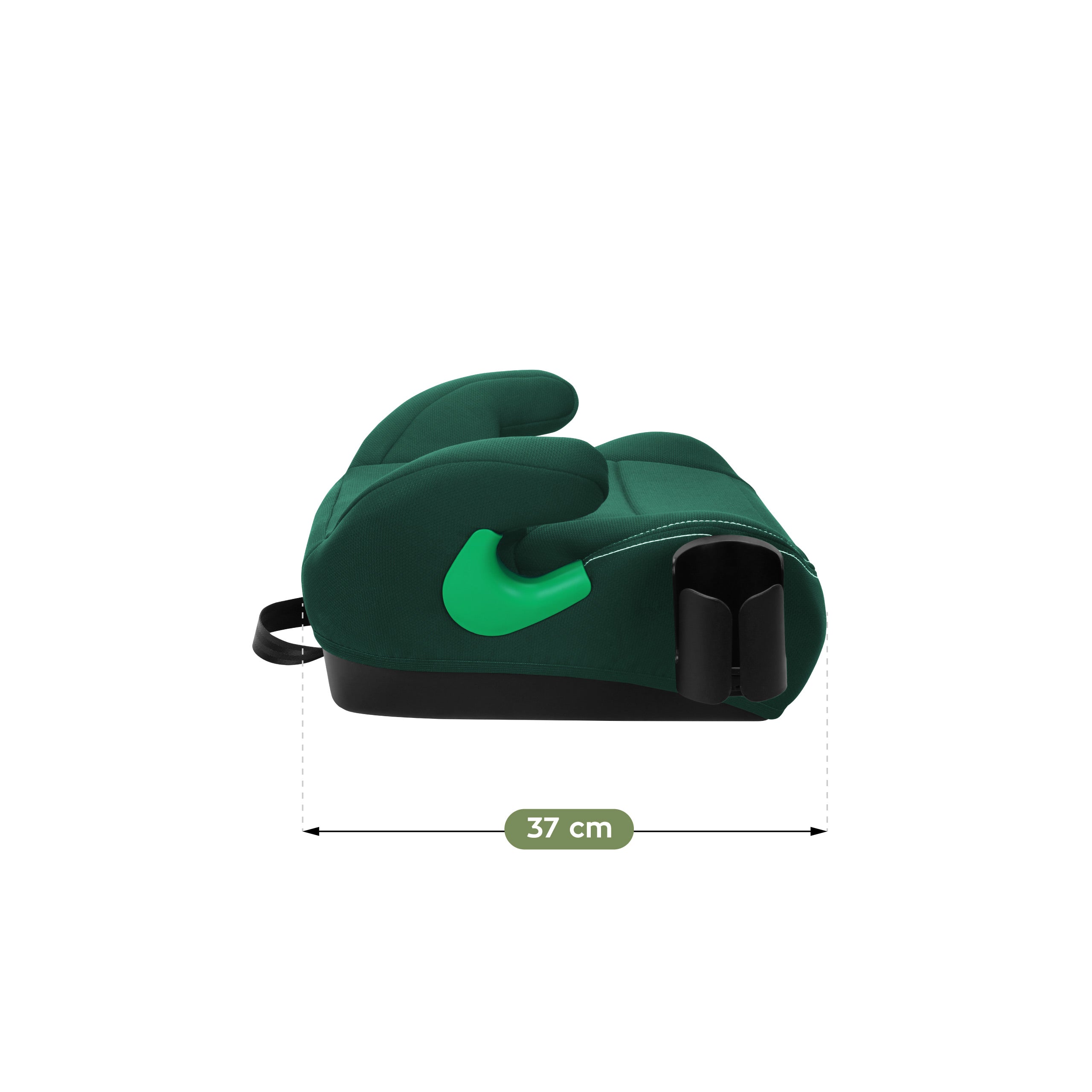 Scaun auto cu suport Tulano Cabby 25 Green 125-150 cm I-Size