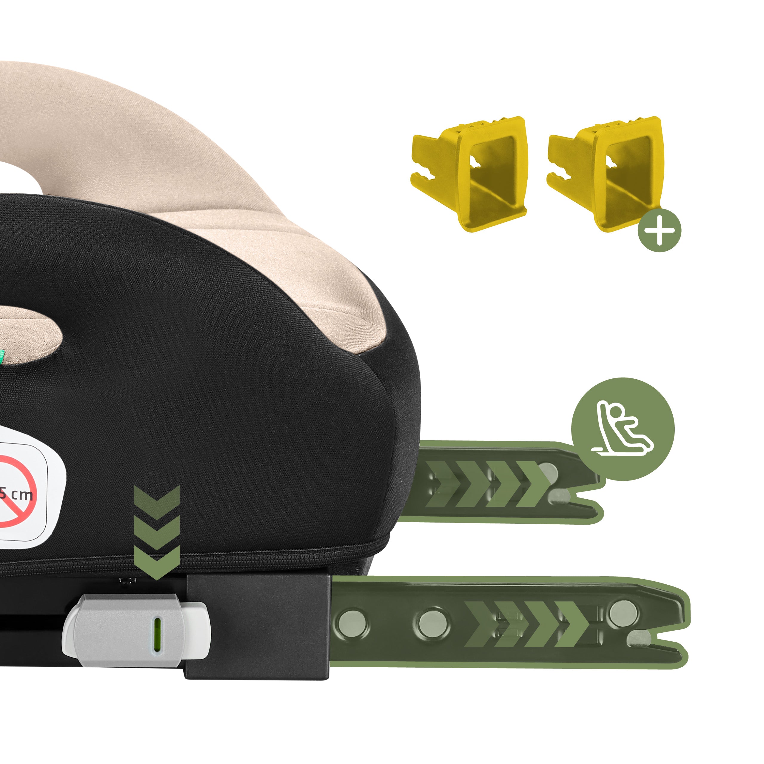 Scaun auto cu suport Tulano Cabby 30 Beige-Black