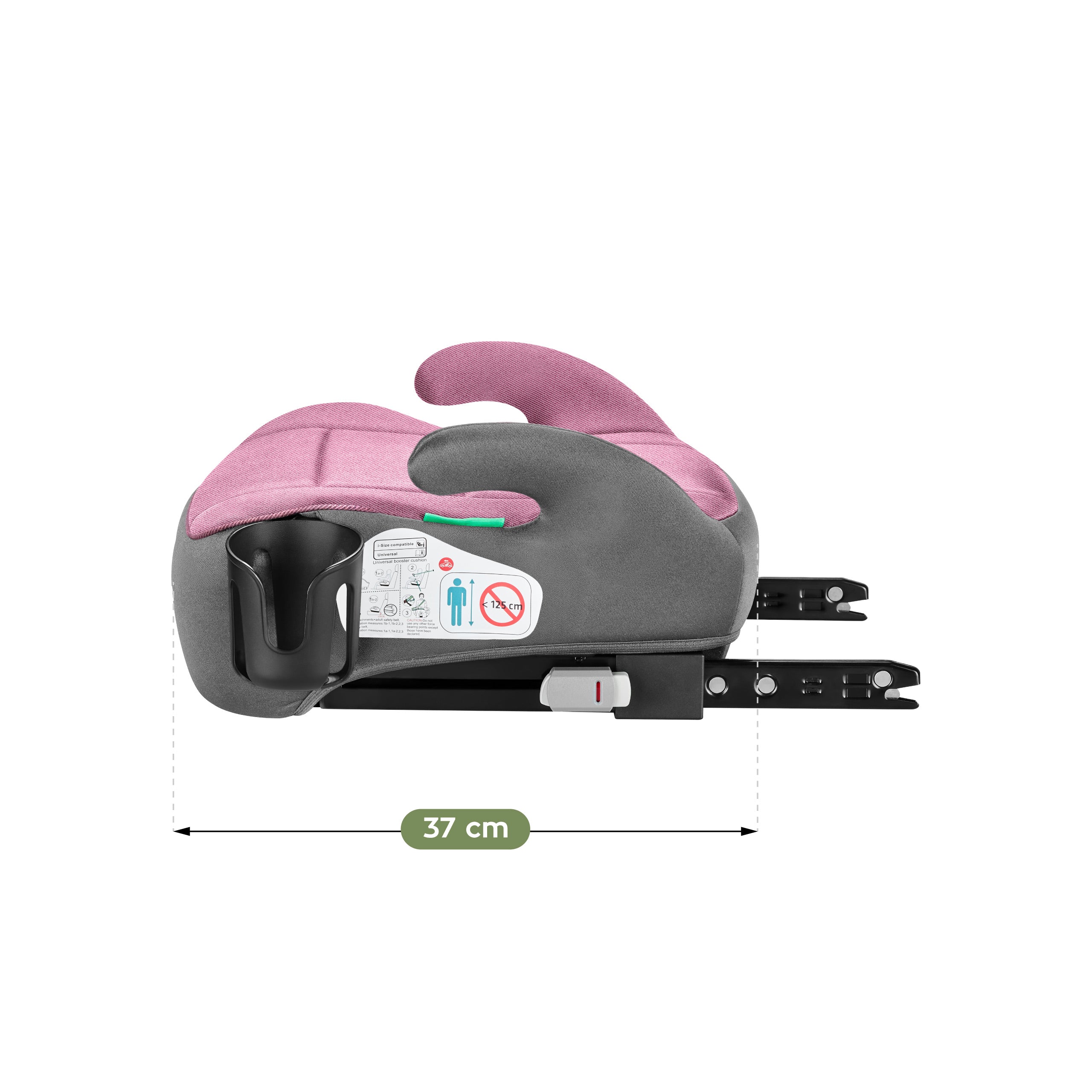Scaun auto cu suport Tulano Cabby 30 roz-gri