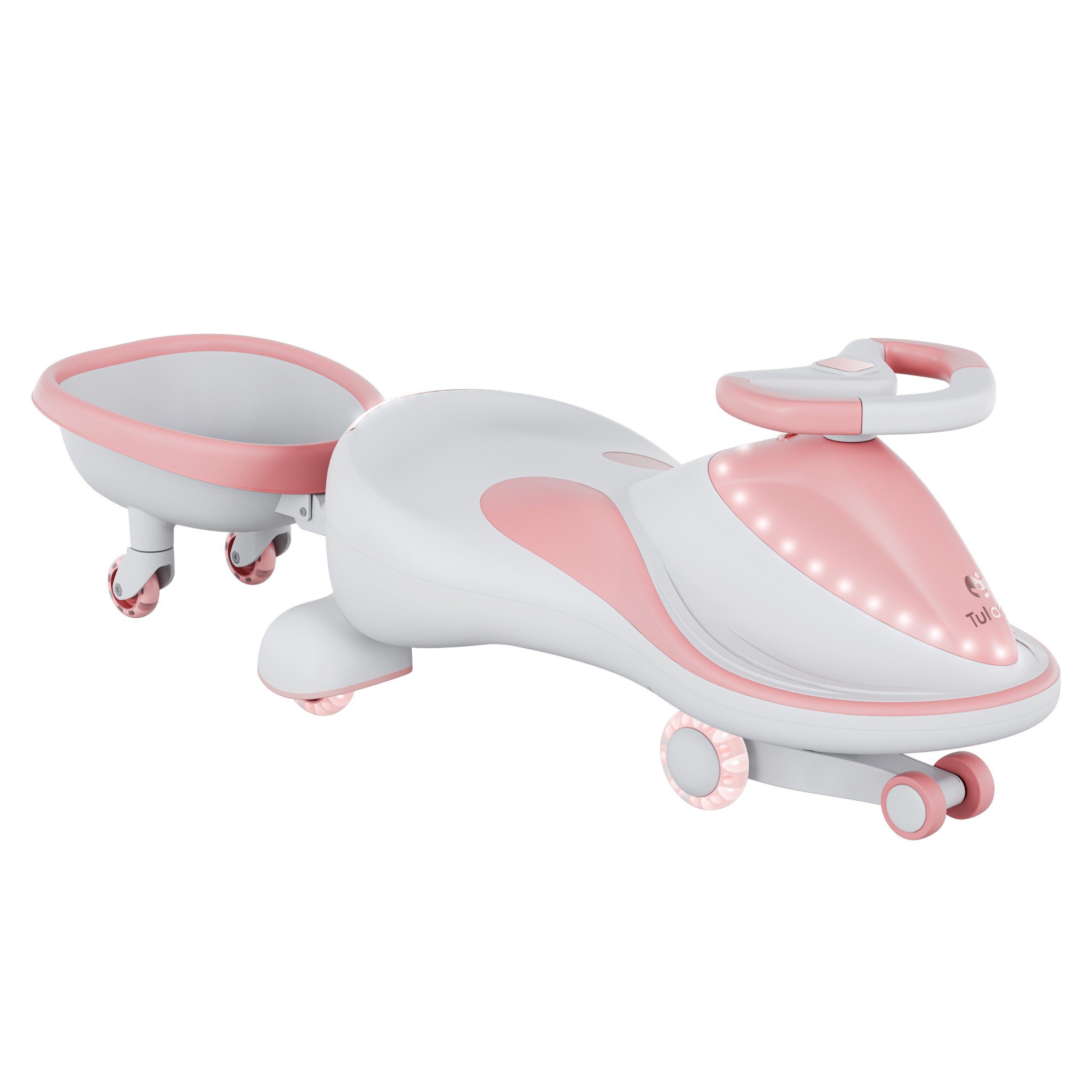 Mașinuță pentru copii cu propulsie gravitațională și LED-uri Tulano Focus 55 Pink