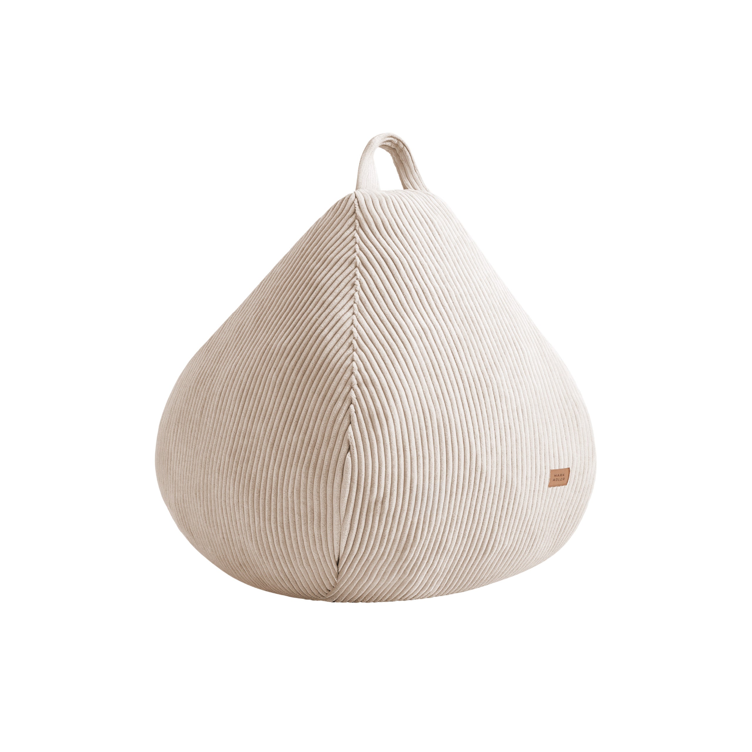 Puf sac din velur bej Mark Adler Comfy 1.0 Beige