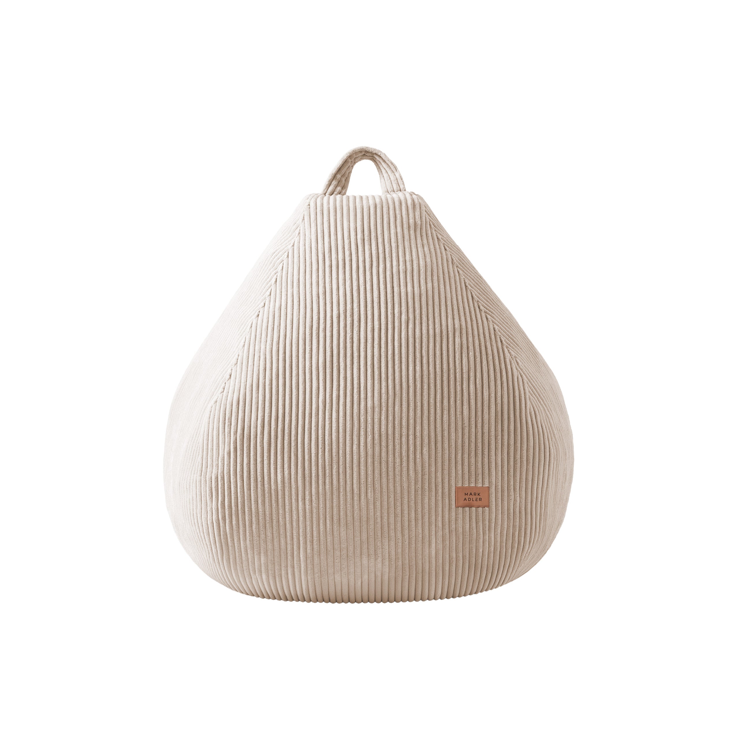 Puf sac din velur bej Mark Adler Comfy 1.0 Beige