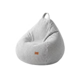 Puf sac din velur, gri, Mark Adler Comfy 1.0 Grey