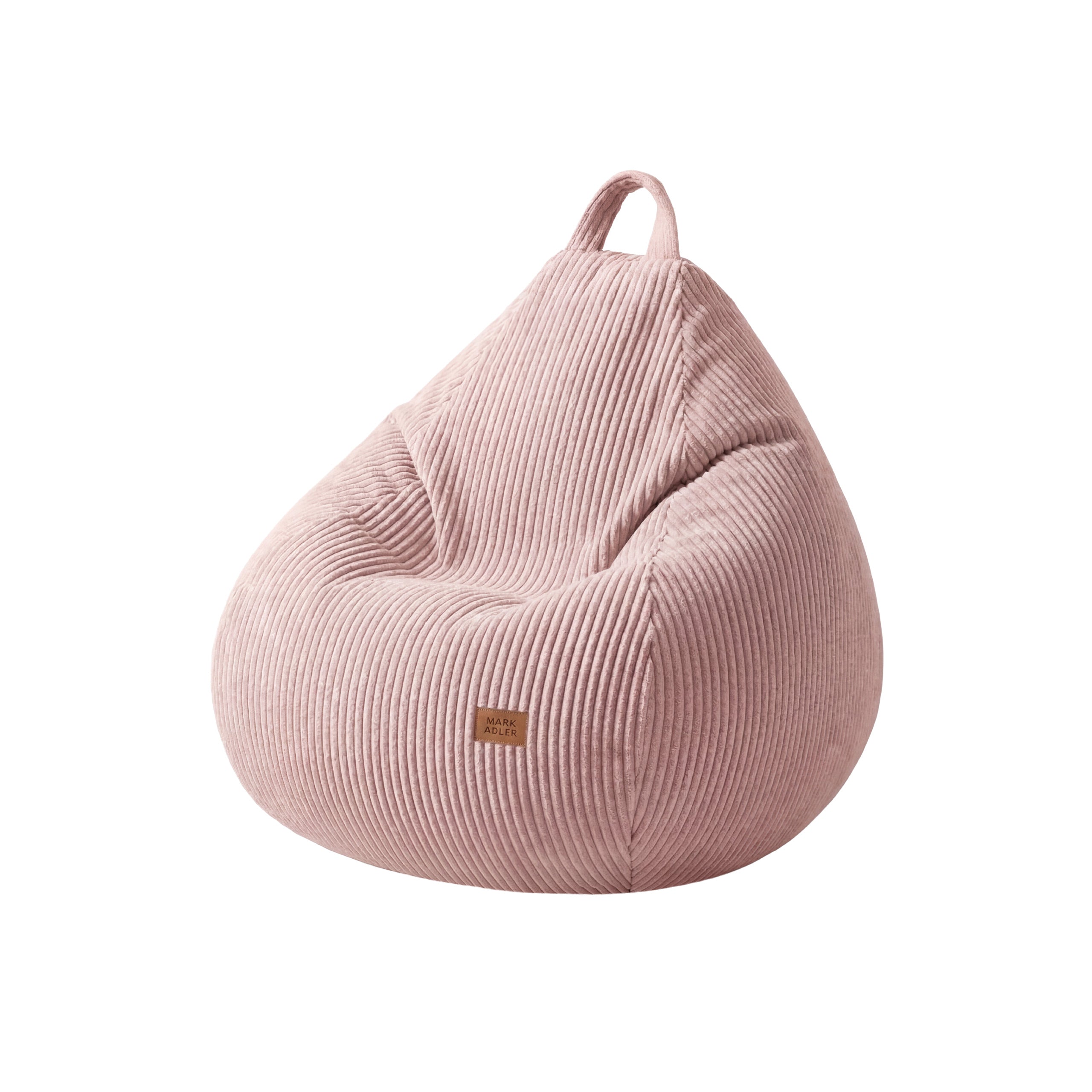 Puf sac din velur, gri, Mark Adler Comfy 1.0 Pink